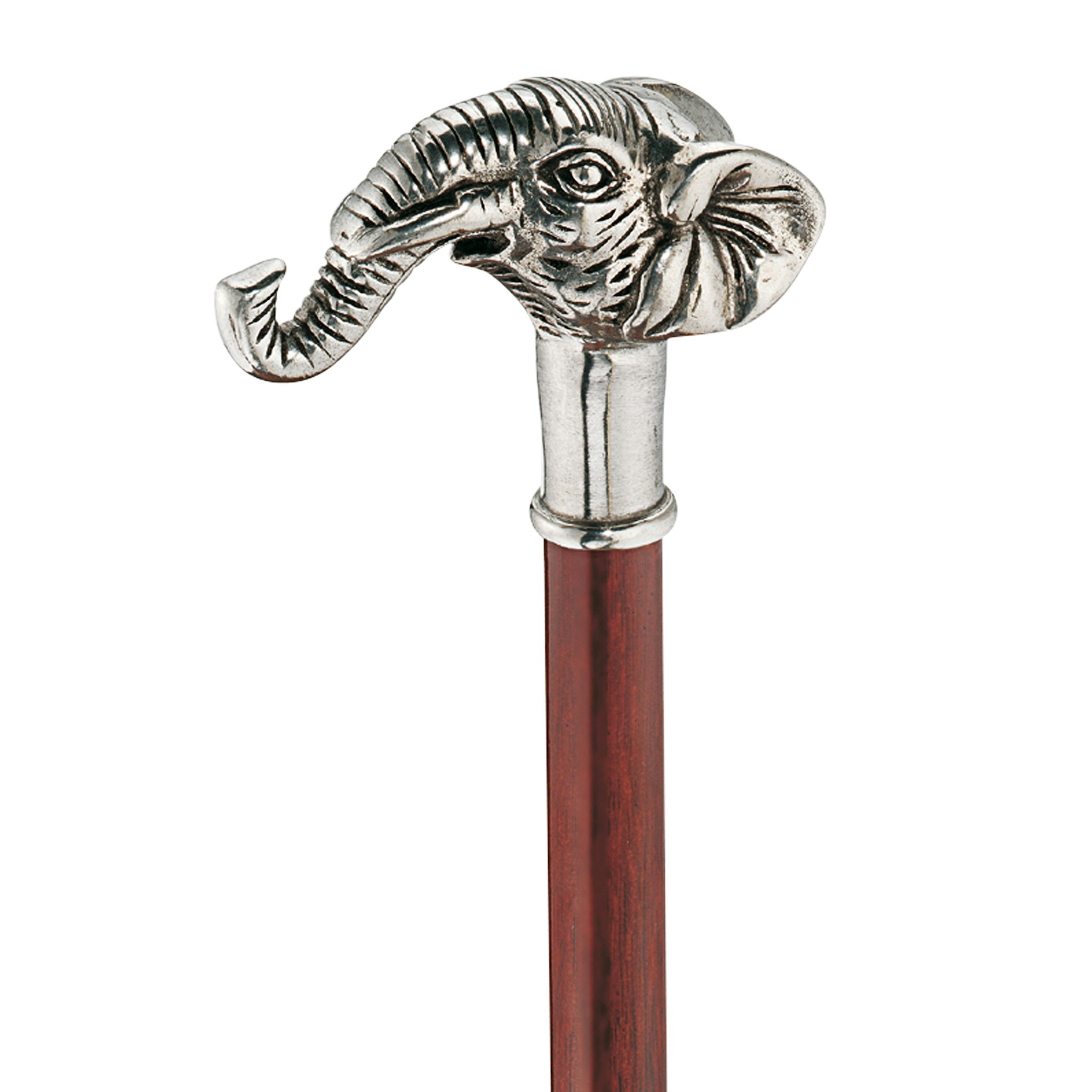 Toscano - Padrone Elephant Walking Stick in Pewter