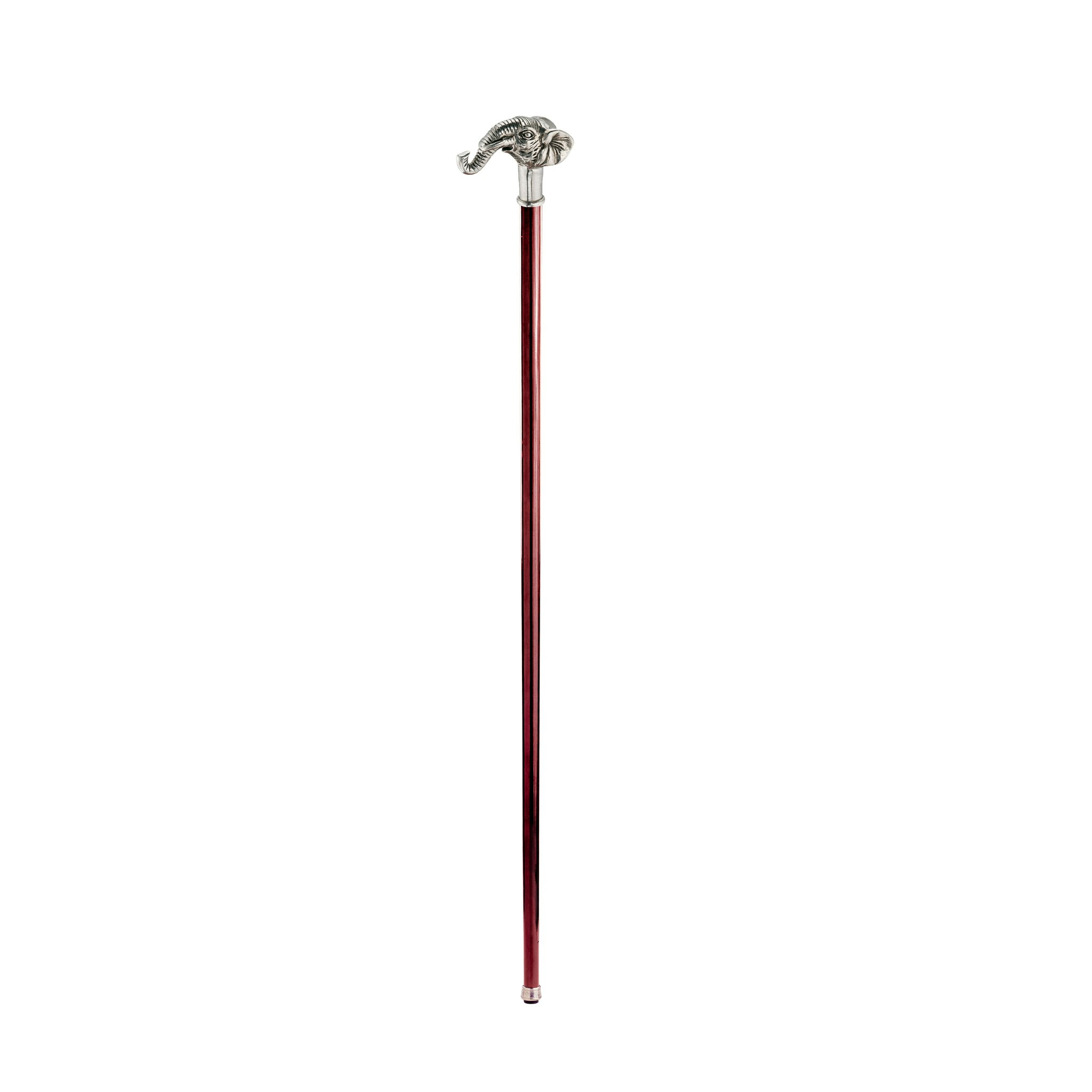 Toscano - Padrone Elephant Walking Stick in Pewter