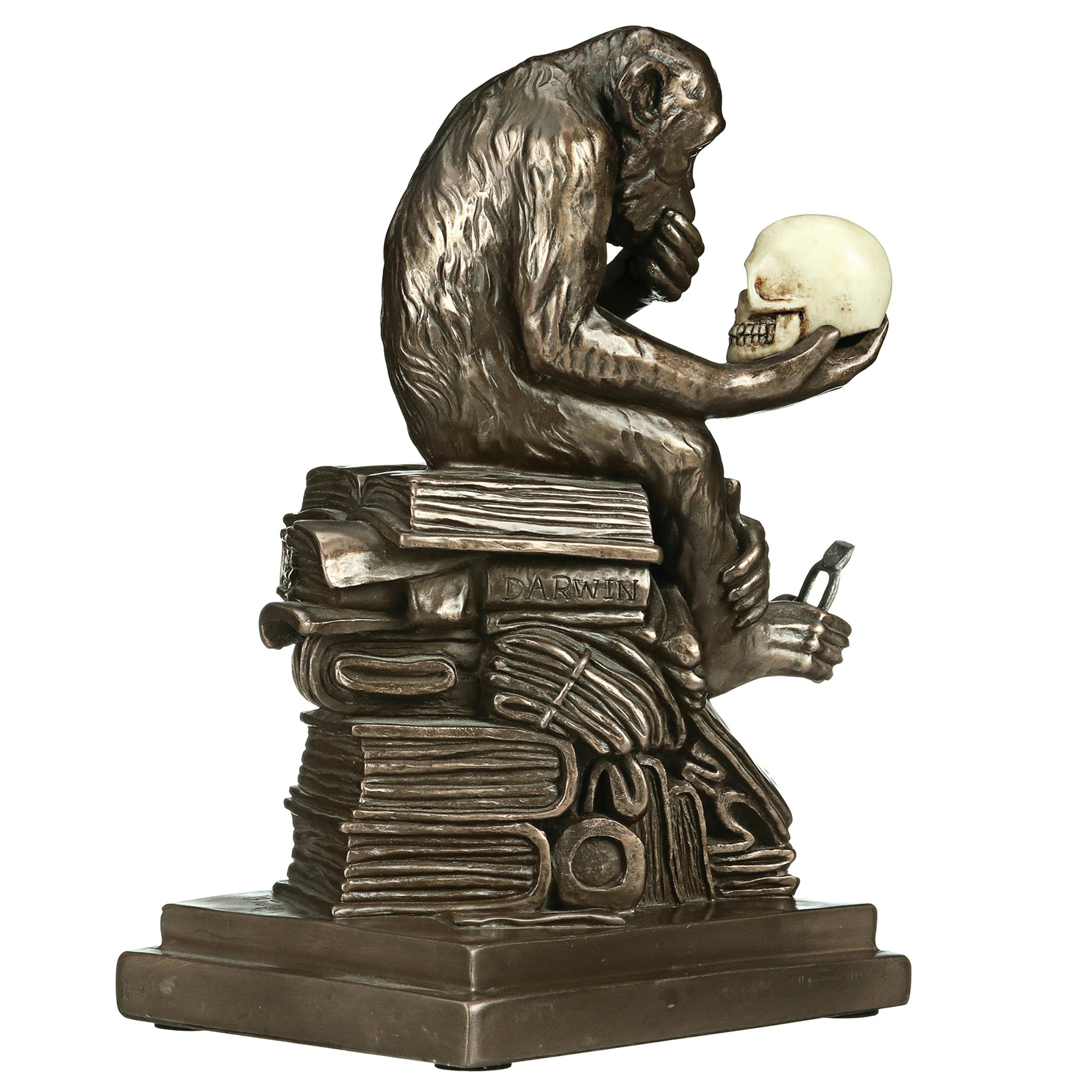 Toscano - Darwin Ape Thinker Statue