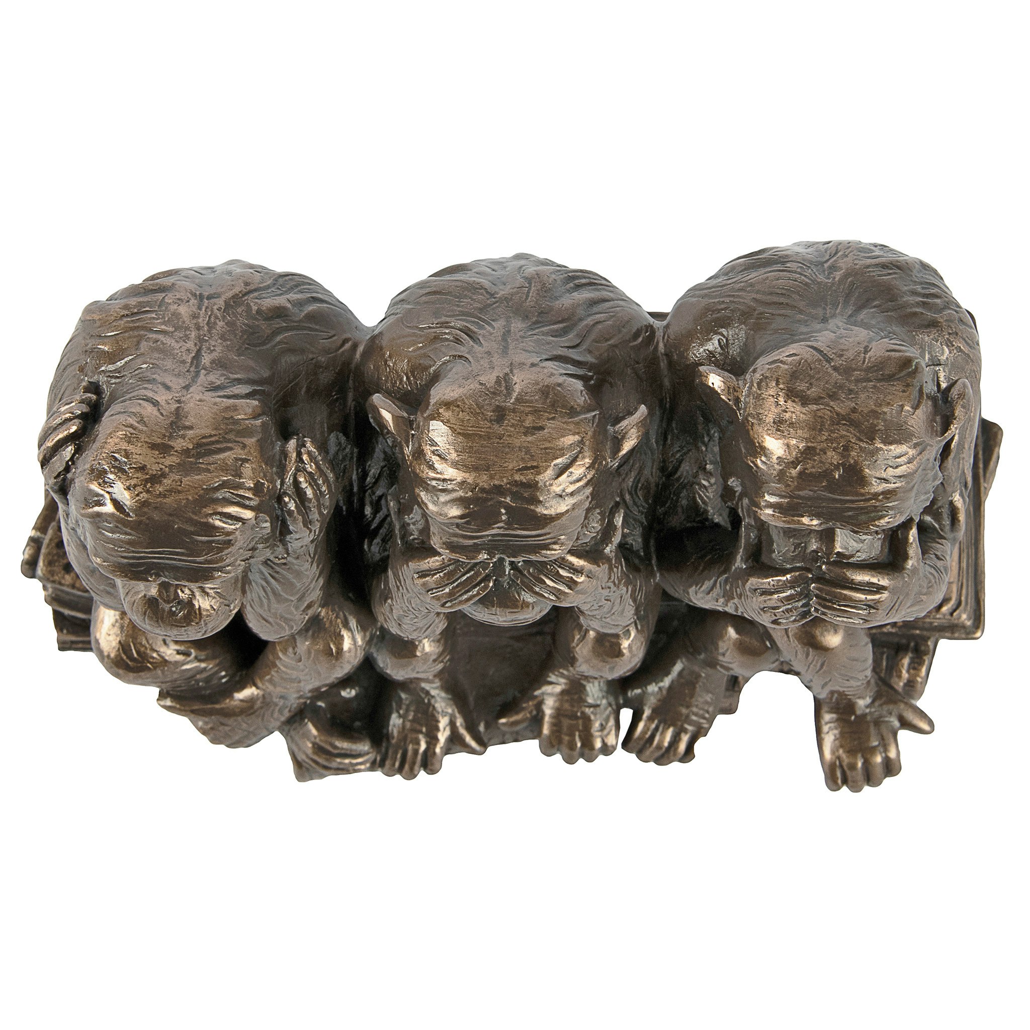 Toscano - The Hear-NoSee-NoSpeak-No Evil Monkeys Statue
