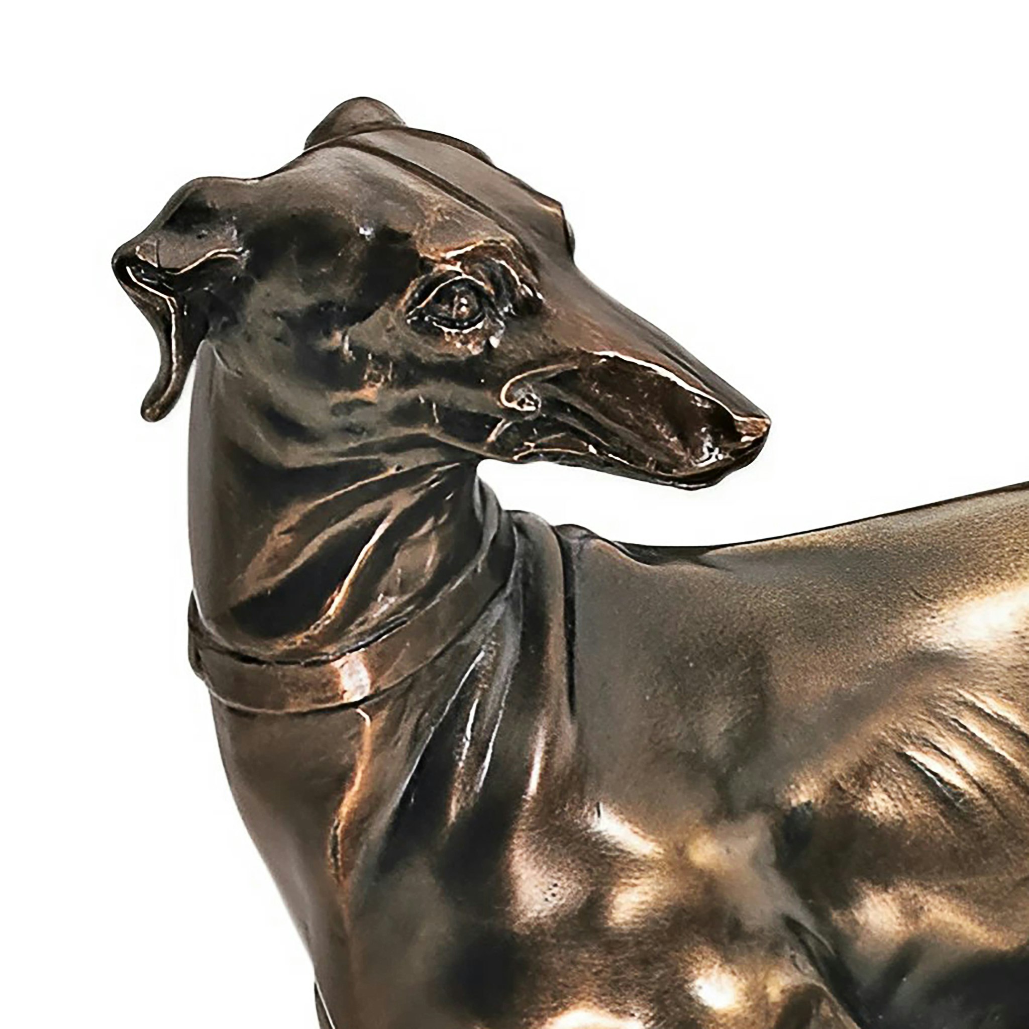Toscano - Jiji and Giselle Whippet Greyhound Dog Statue