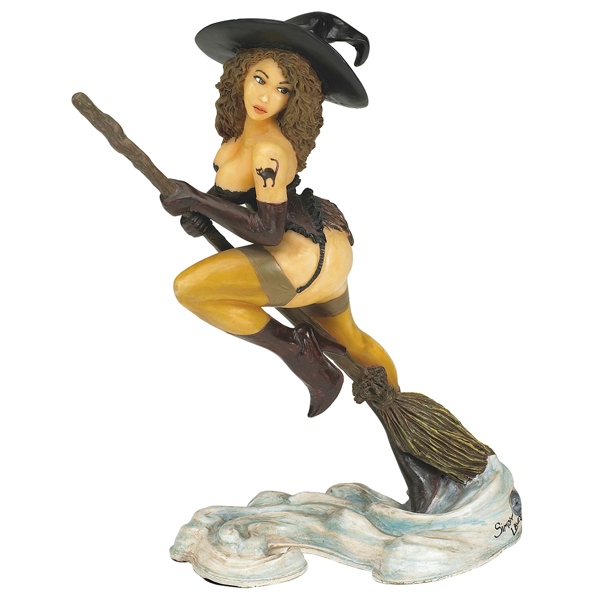 Toscano - Tattooed Temptress Witch Statue