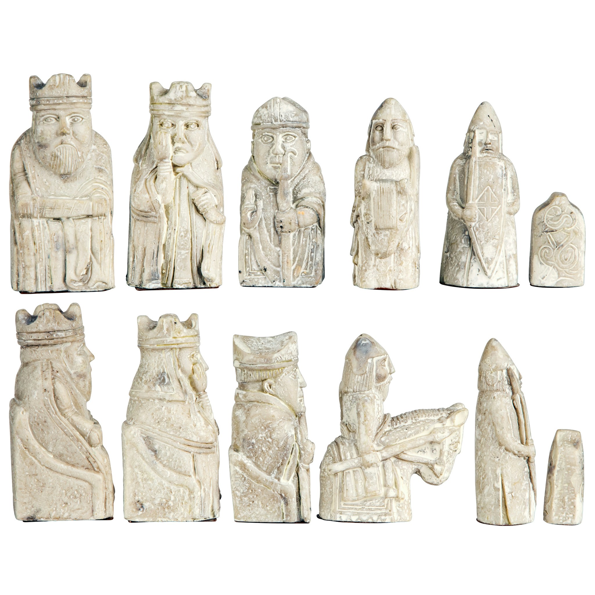 Toscano - Isle of Lewis Chess Set with Board