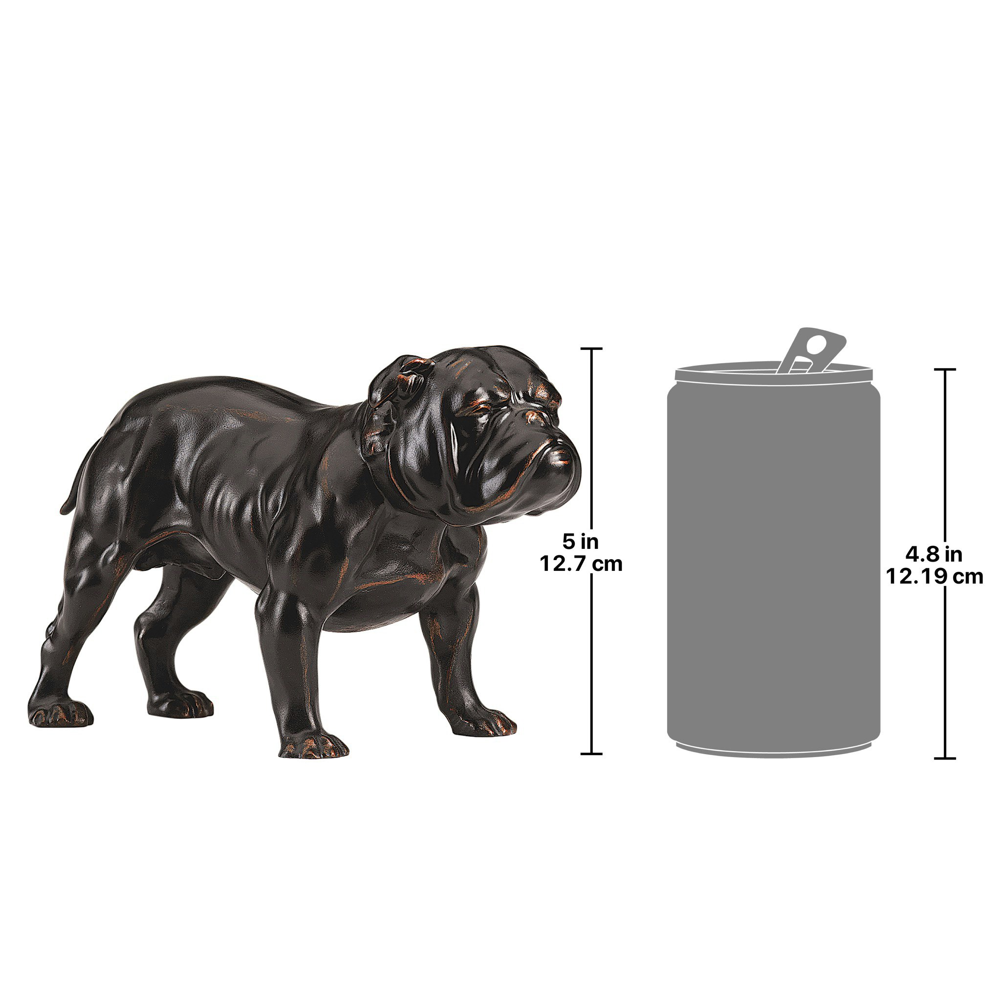 Toscano - Lord Byrons Bulldog Statue