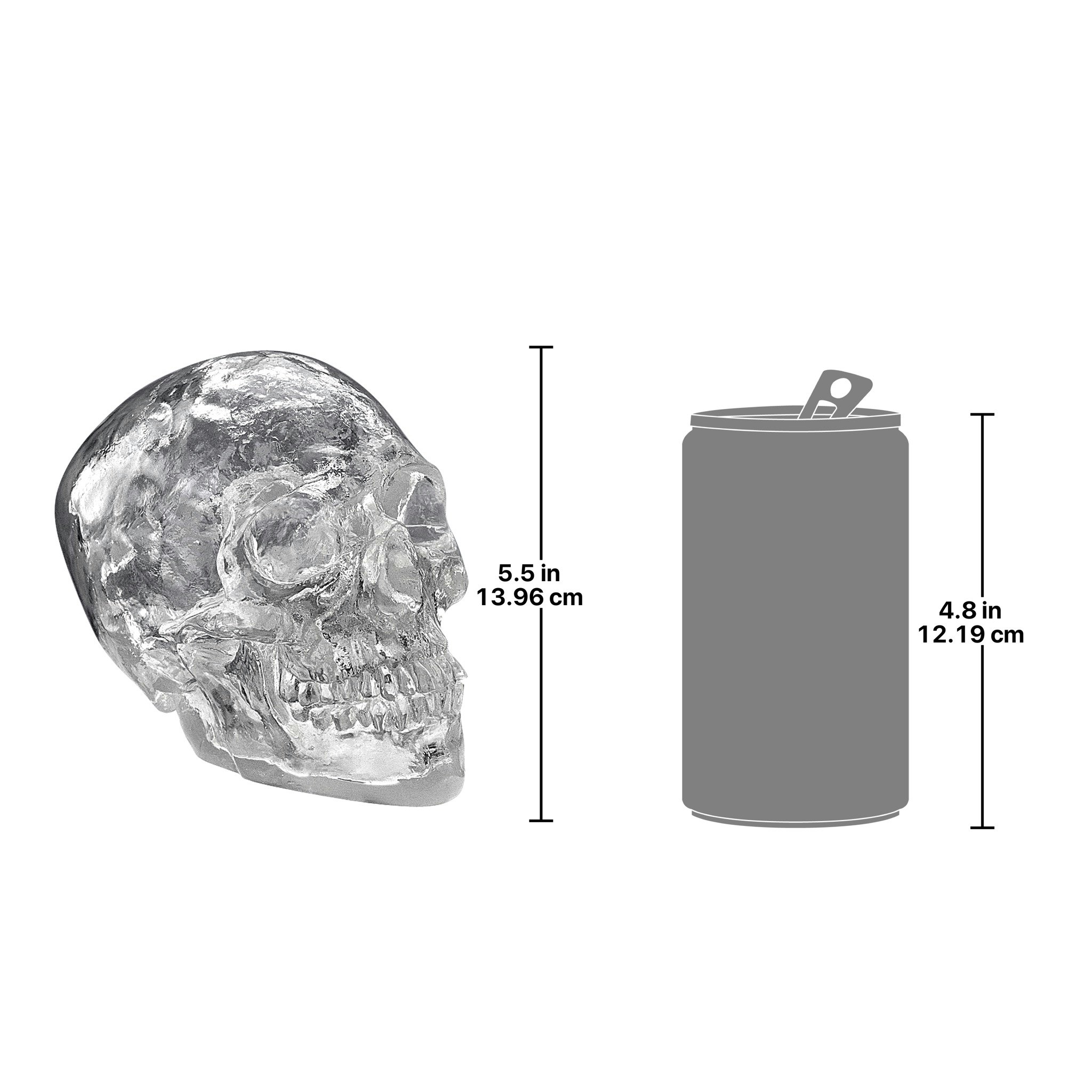 Toscano - Wisdom Journey Faux Crystal Skull Statue