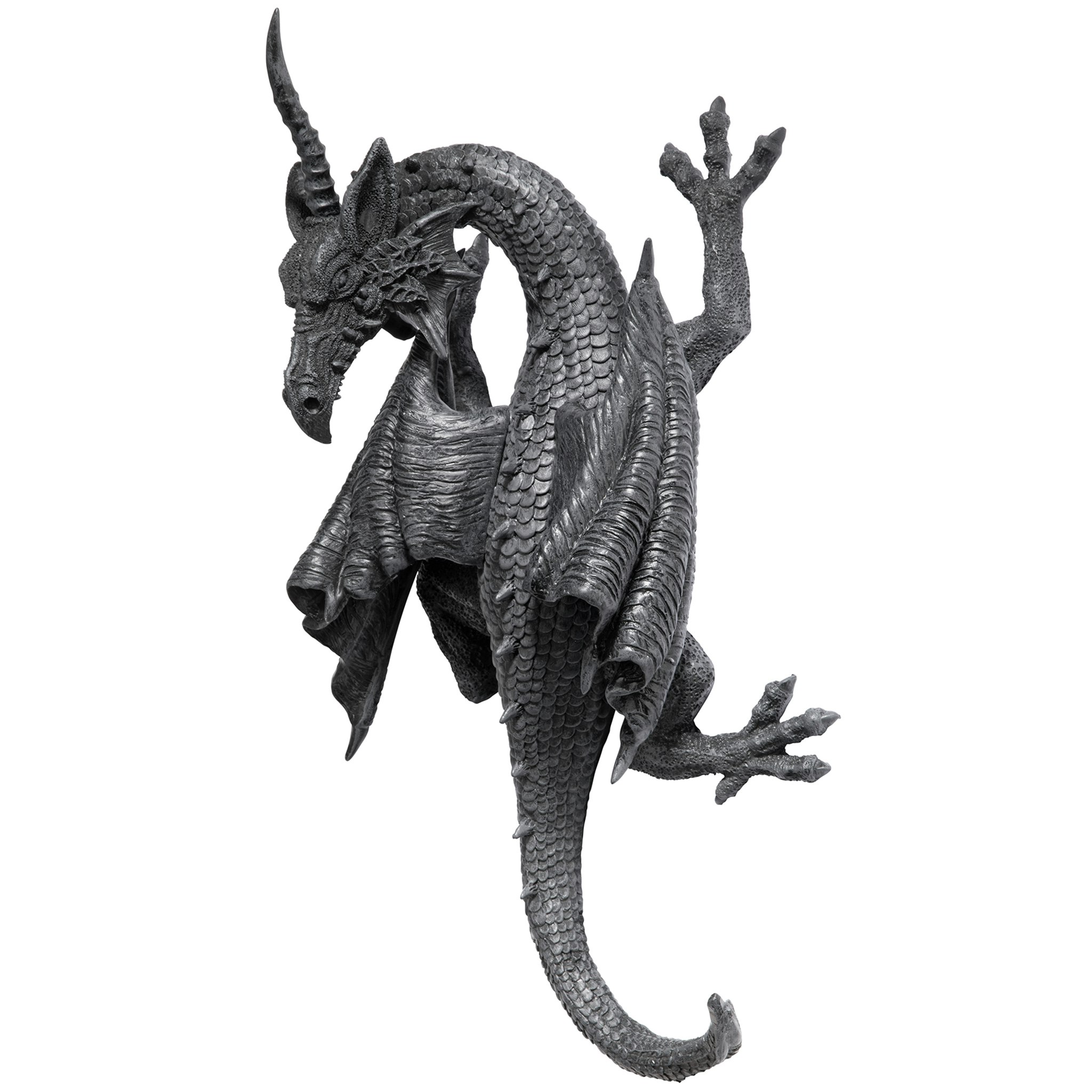 Toscano - Horned Dragon of Devonshire Gothic Wall Sculpture