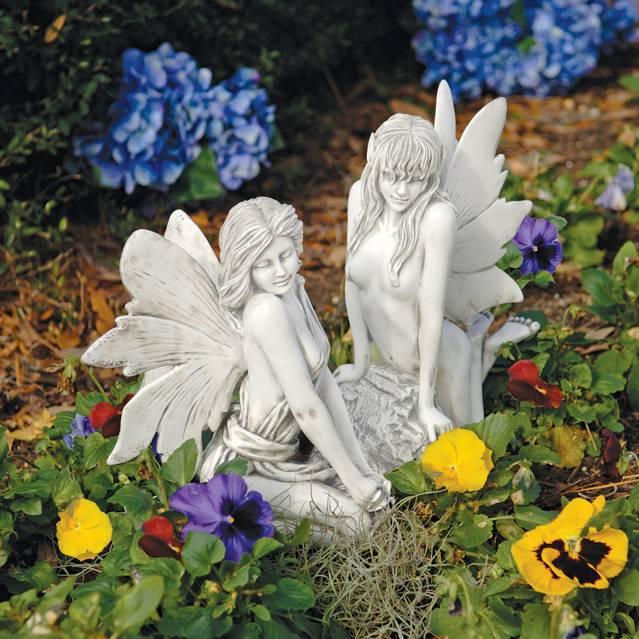 Toscano The Enchanted Garden Fairies Sculpture - Colleen
