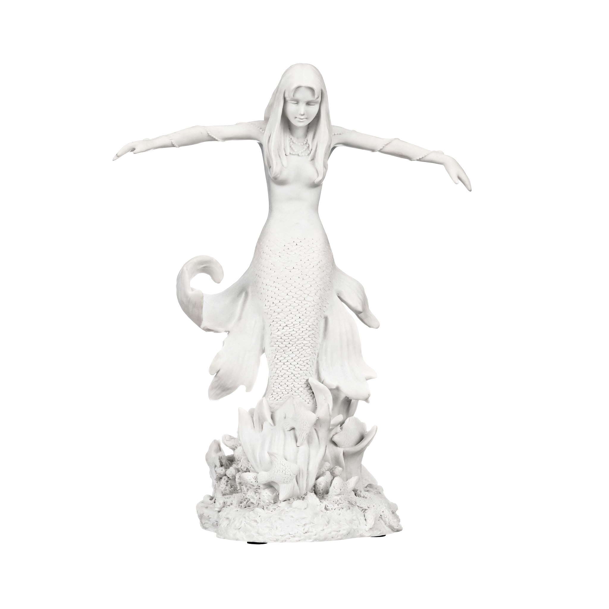 Toscano - Ocean Queen Mermaid Bonded Marble Resin Statue