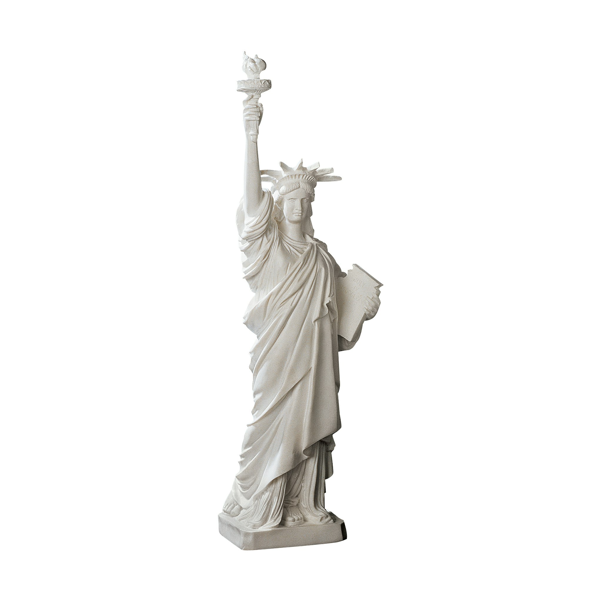 Toscano - Liberty Enlightening the World Bonded Marble Resin Statue