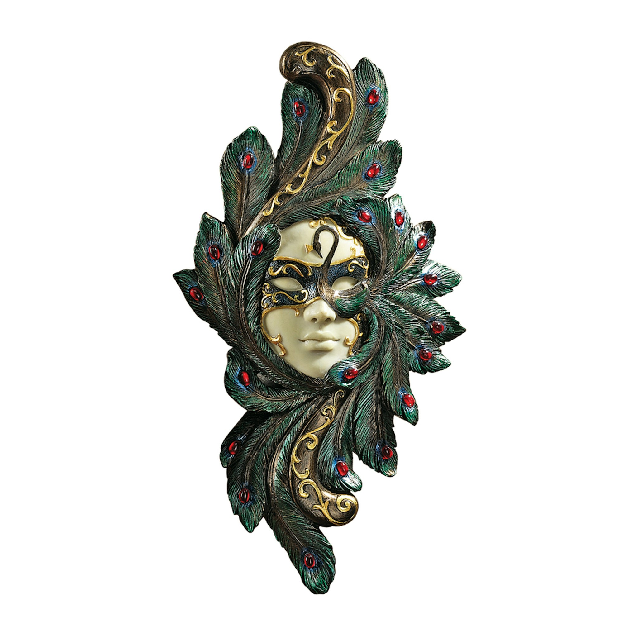Toscano Masquerade at Carnivale Mask Wall Sculpture - Countess Barletta
