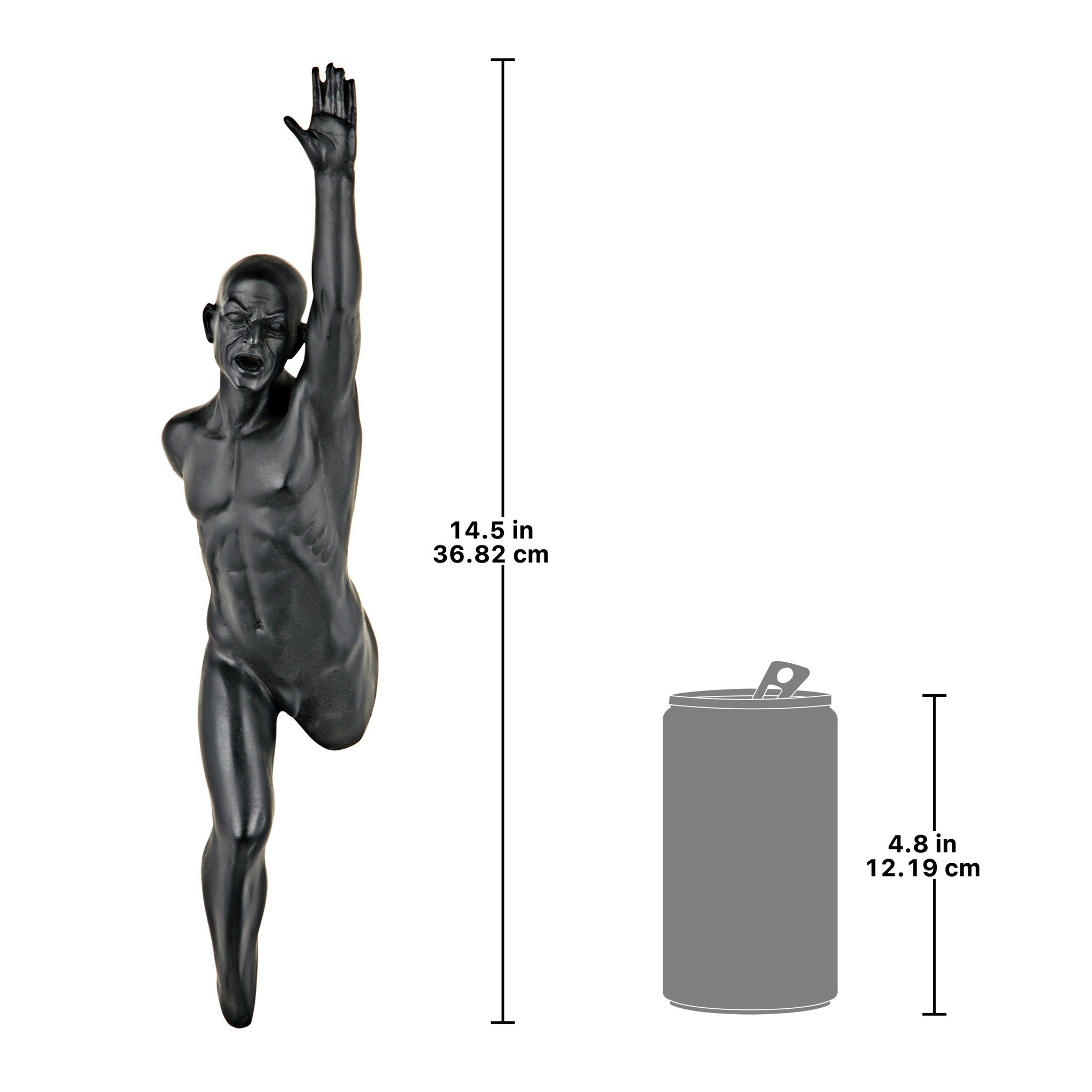 Toscano - Facing the Future Nude Male Wall Sculpture