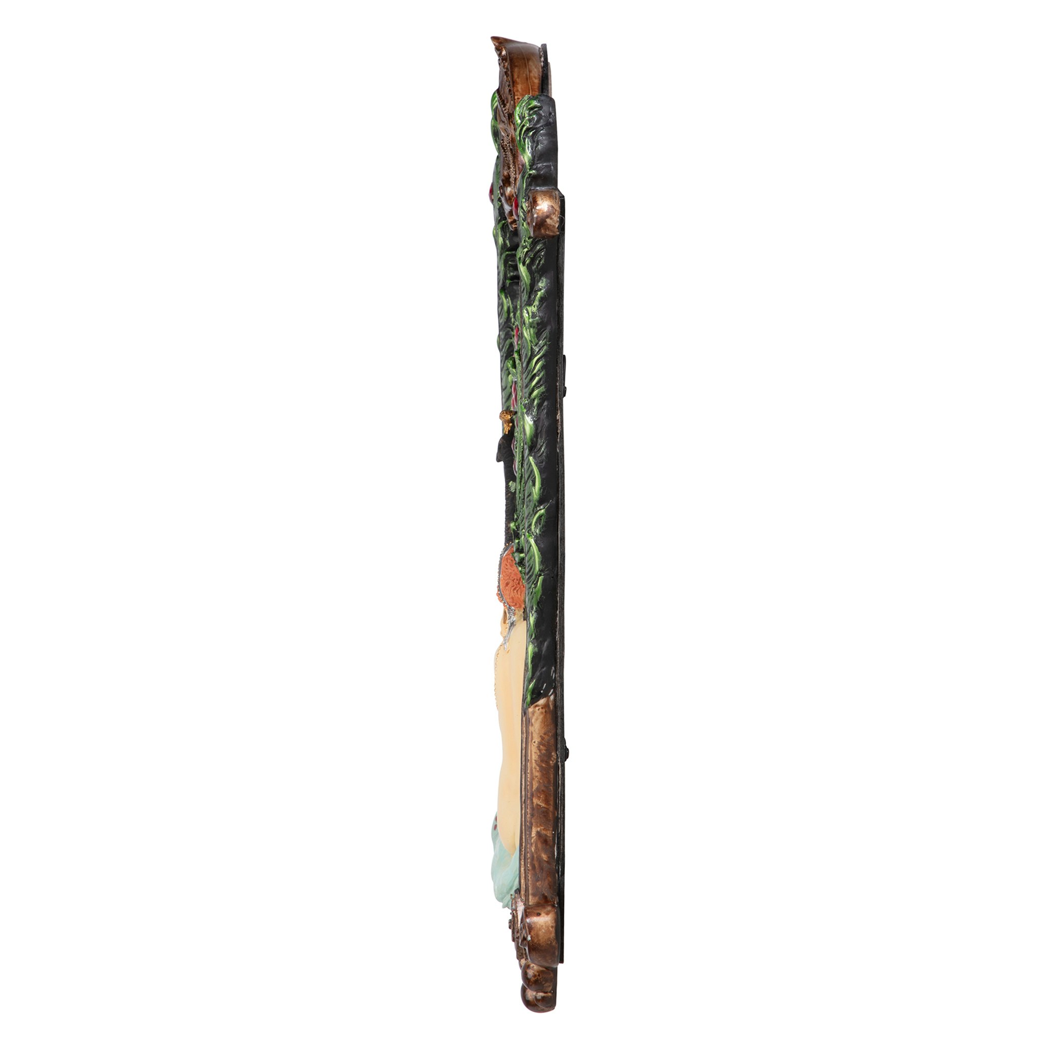 Toscano - Peacock Dreams Mirrored Wall Sculpture