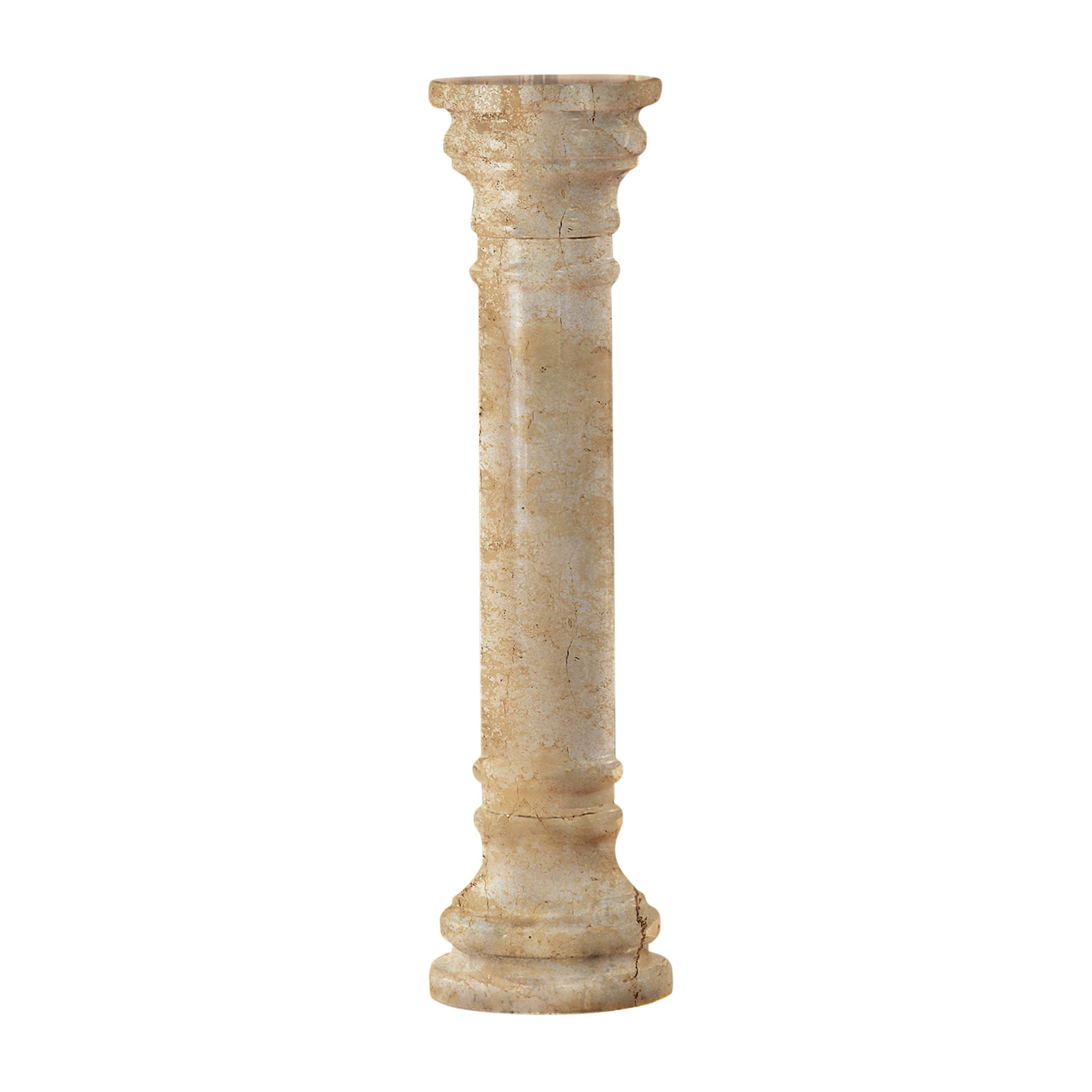 Toscano Verona Solid Large Column - Beige, Marble