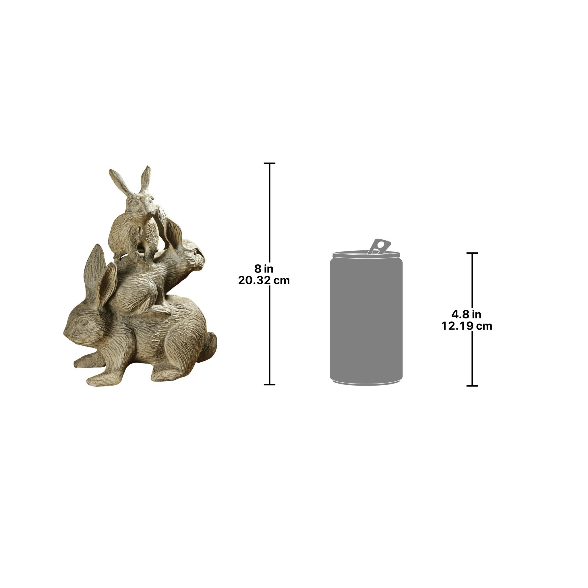 Toscano - Bunched Bunnies Rabbit Statue