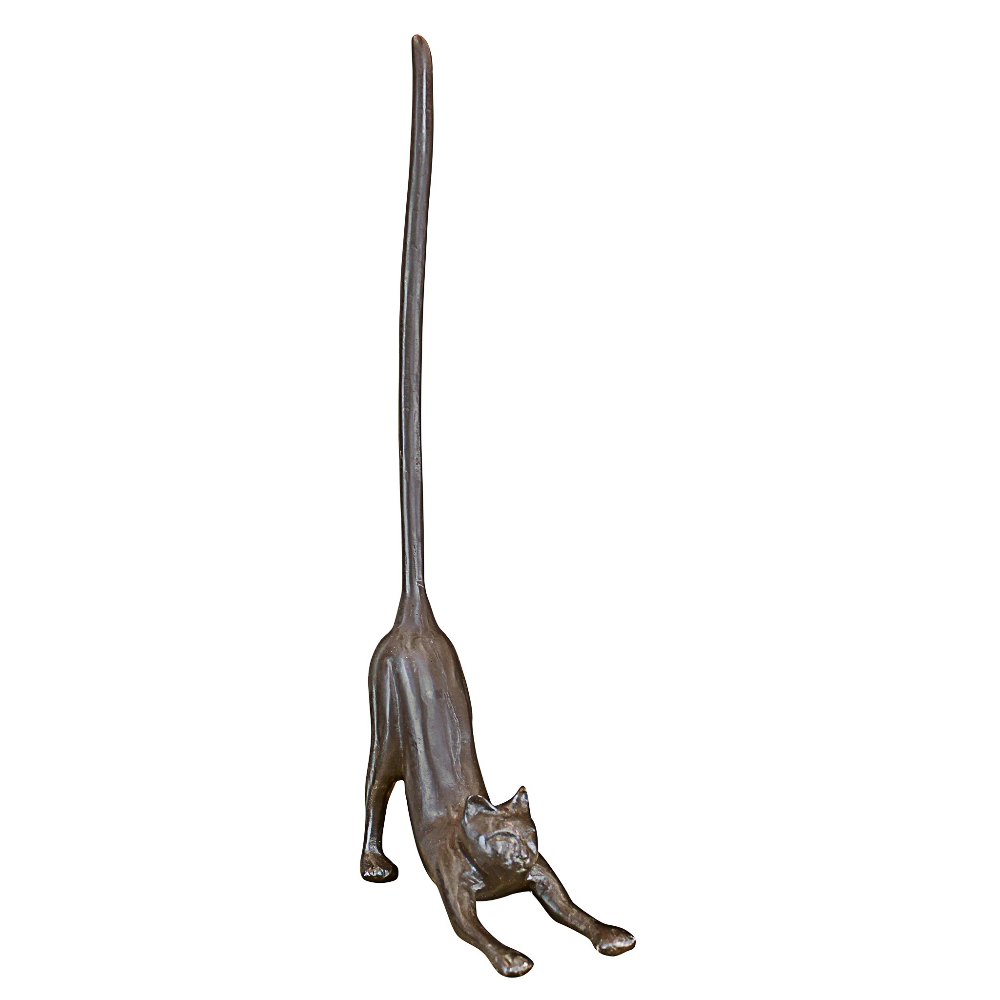 Toscano - Kitty Crouch Paper Towel Holder Cat Statue