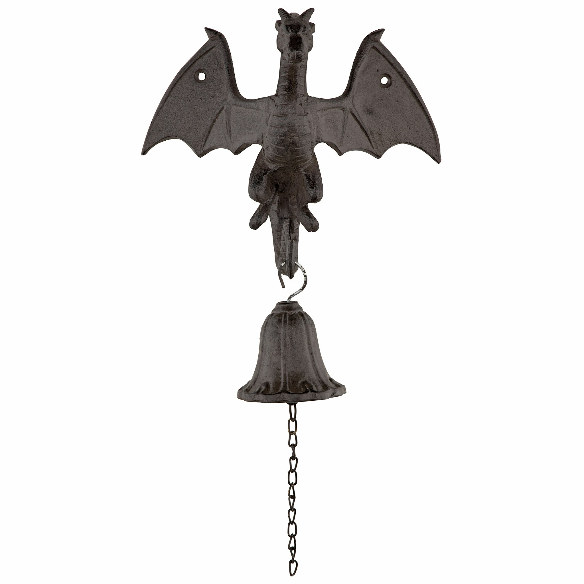 Toscano - Castle Dragon Gothic Bell in Iron