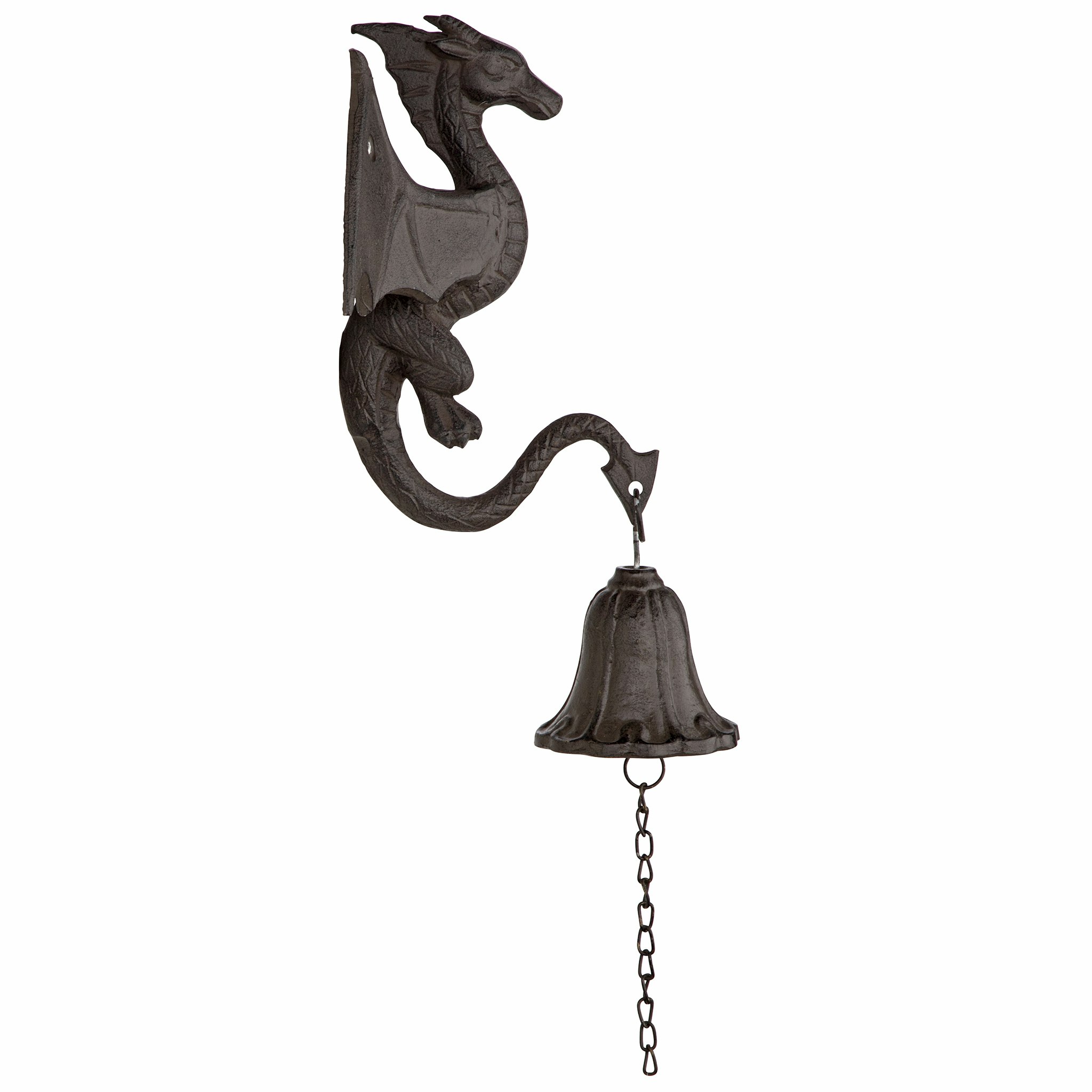 Toscano - Castle Dragon Gothic Bell in Iron