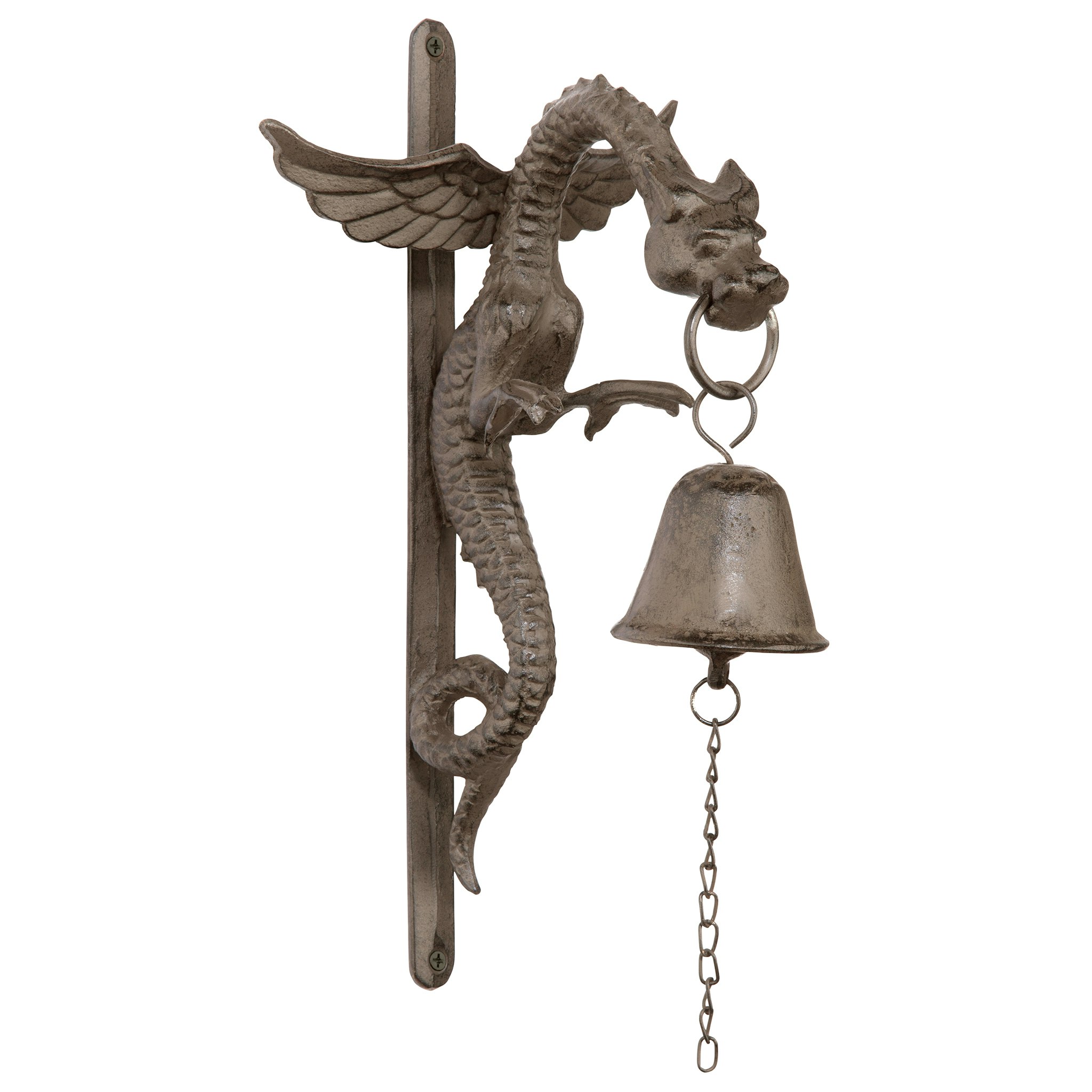 Toscano - Florentine Dragon Gothic Doorbell in Cast Iron