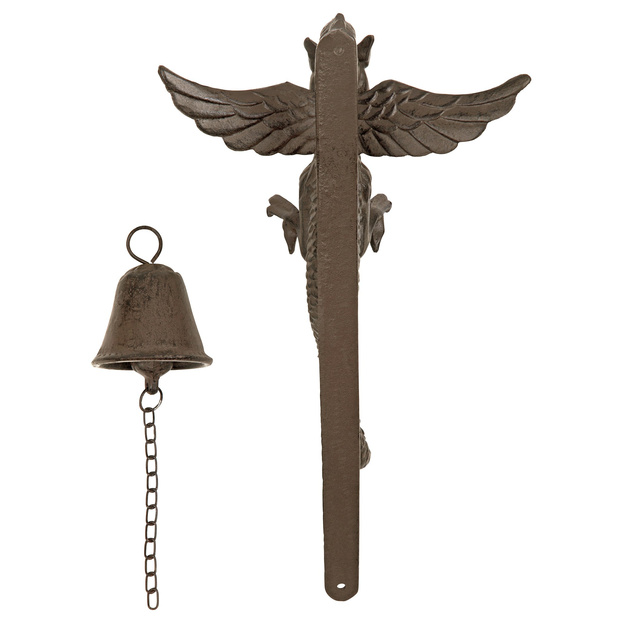 Toscano - Florentine Dragon Gothic Doorbell in Cast Iron
