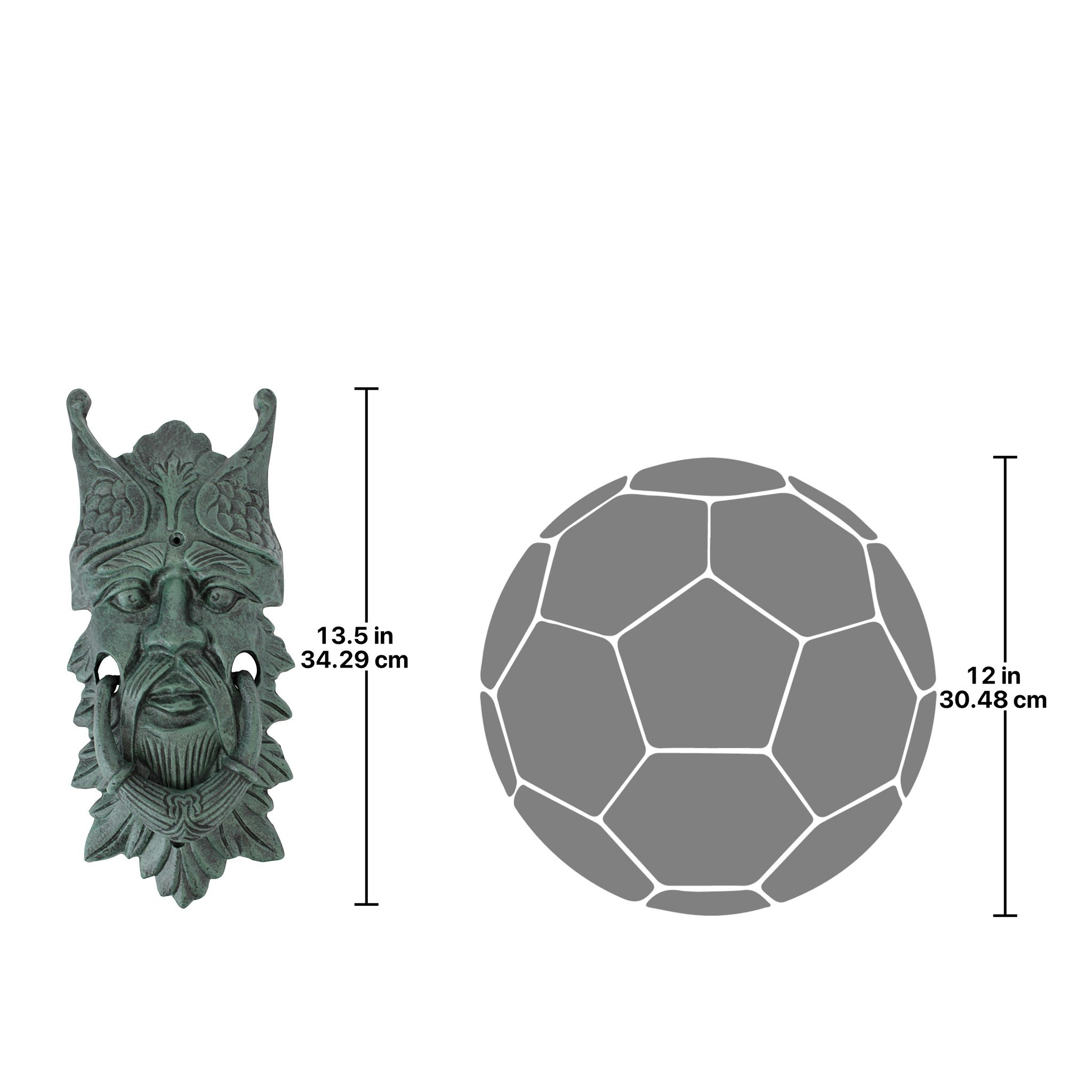 Toscano - Castle Gladstone Gothic Greenman Door Knocker