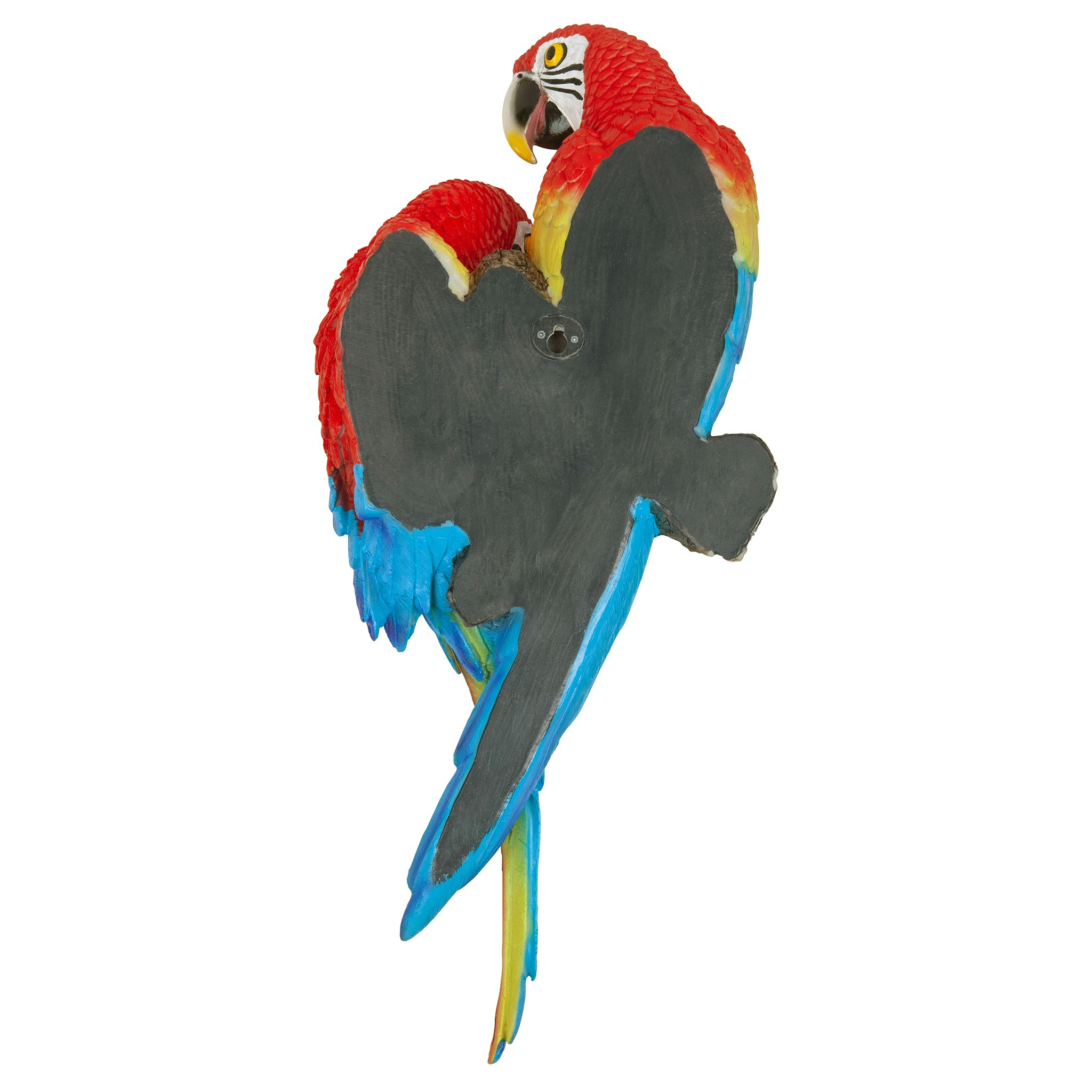 Toscano - Scarlet Macaws Tropical Birds Wall Sculpture