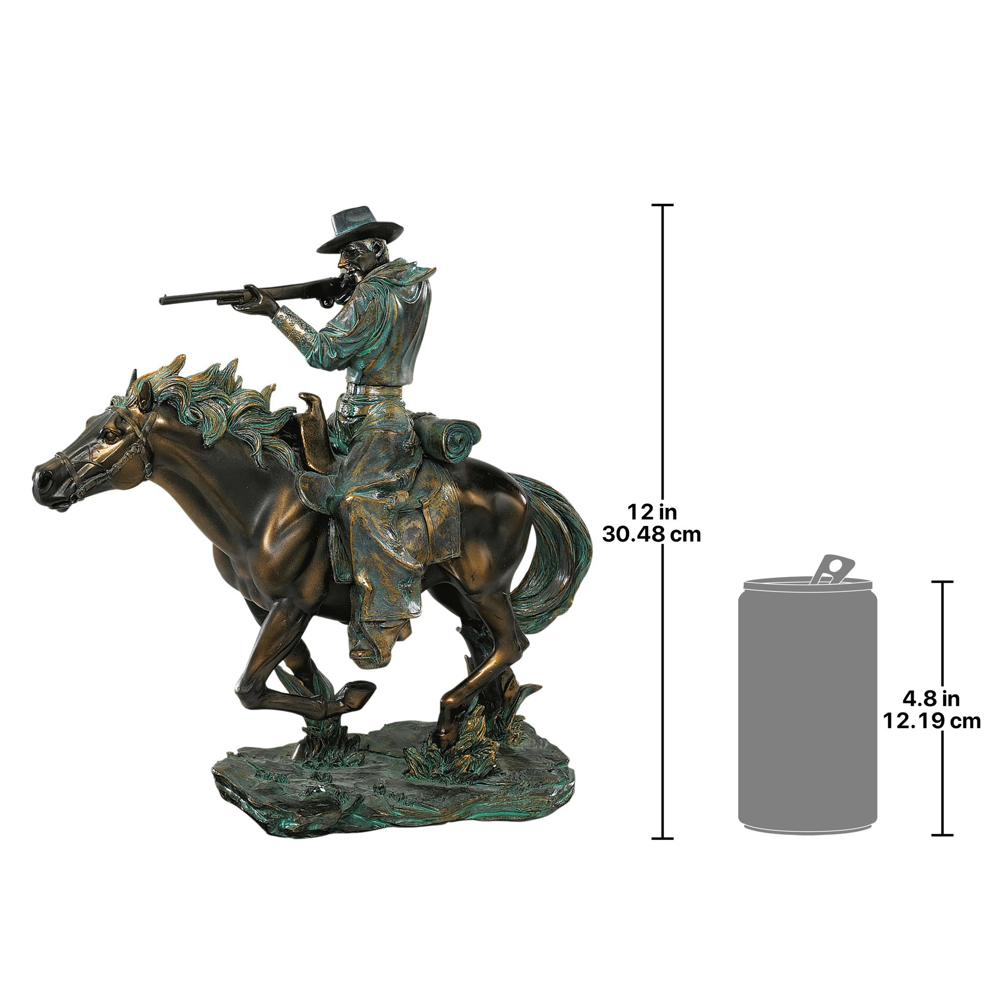 Toscano The Wild West Sharp Shooter Statue