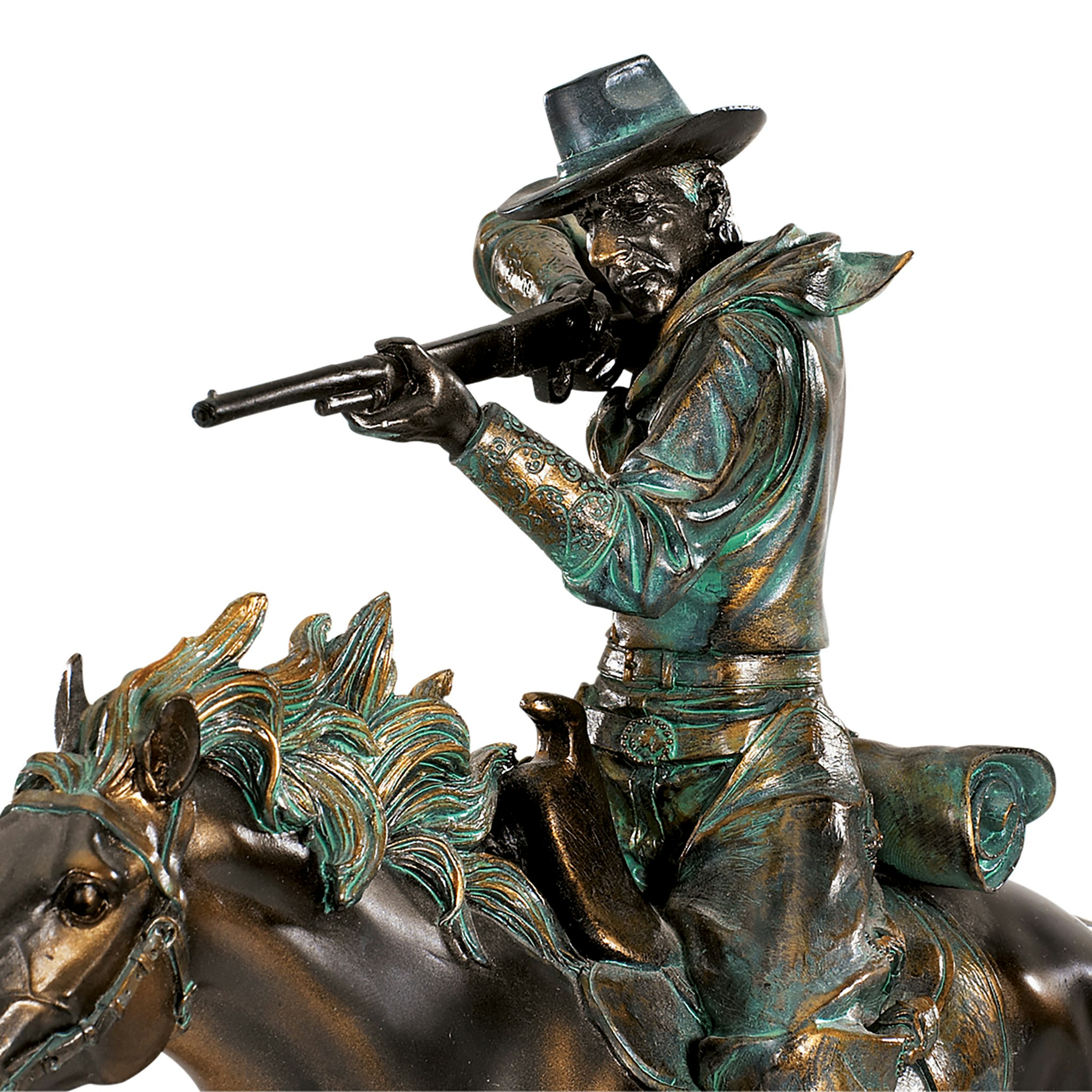 Toscano The Wild West Sharp Shooter Statue