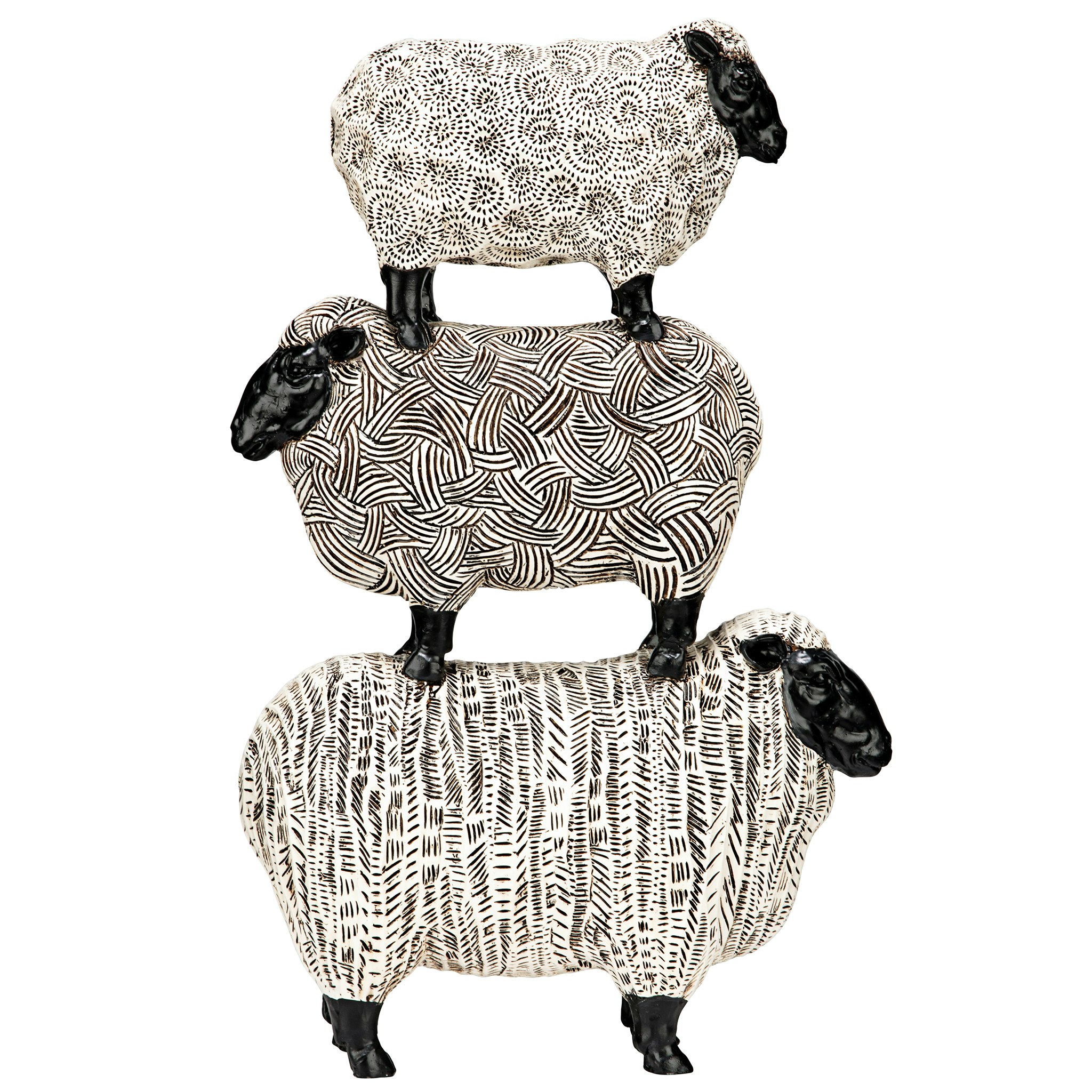 Toscano - Stacked Sheep Spirit Animal Statue