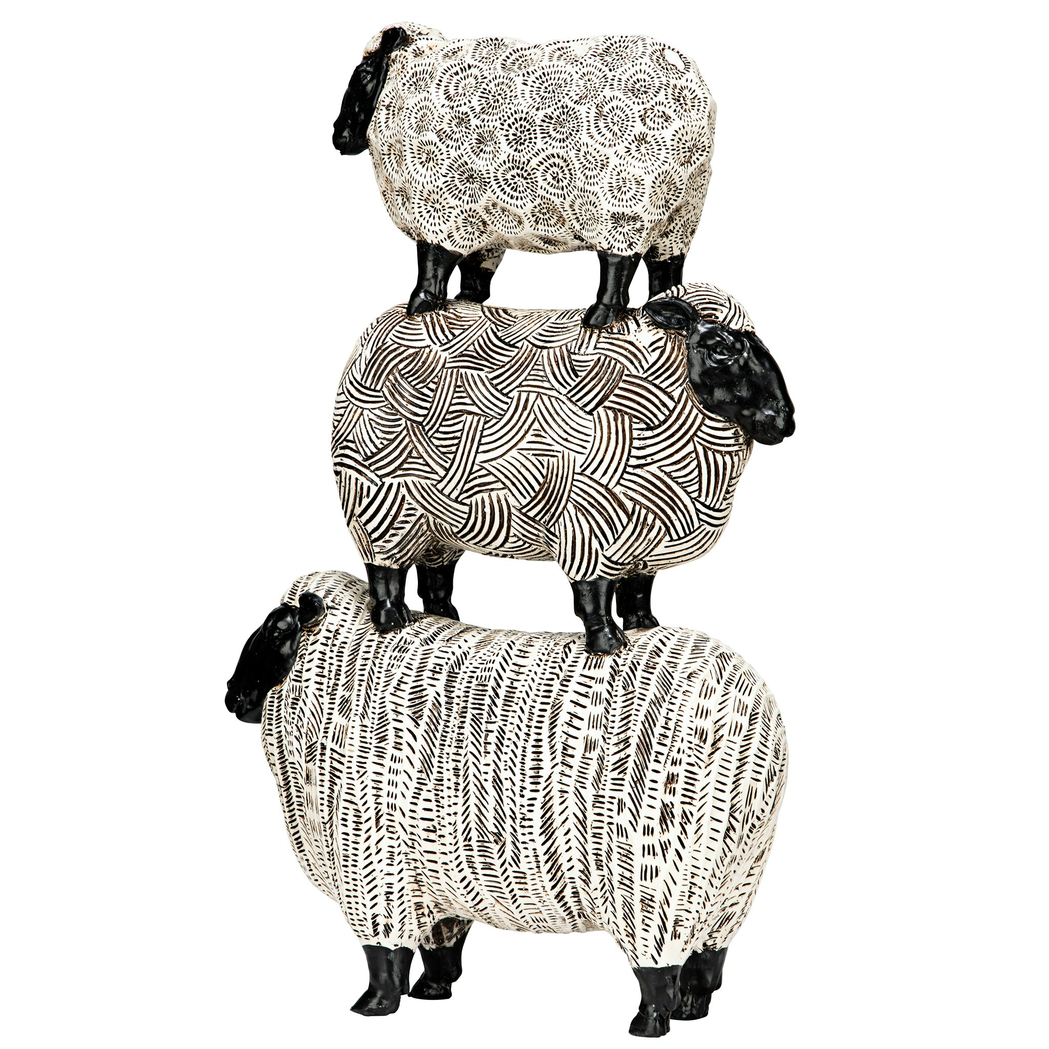 Toscano - Stacked Sheep Spirit Animal Statue