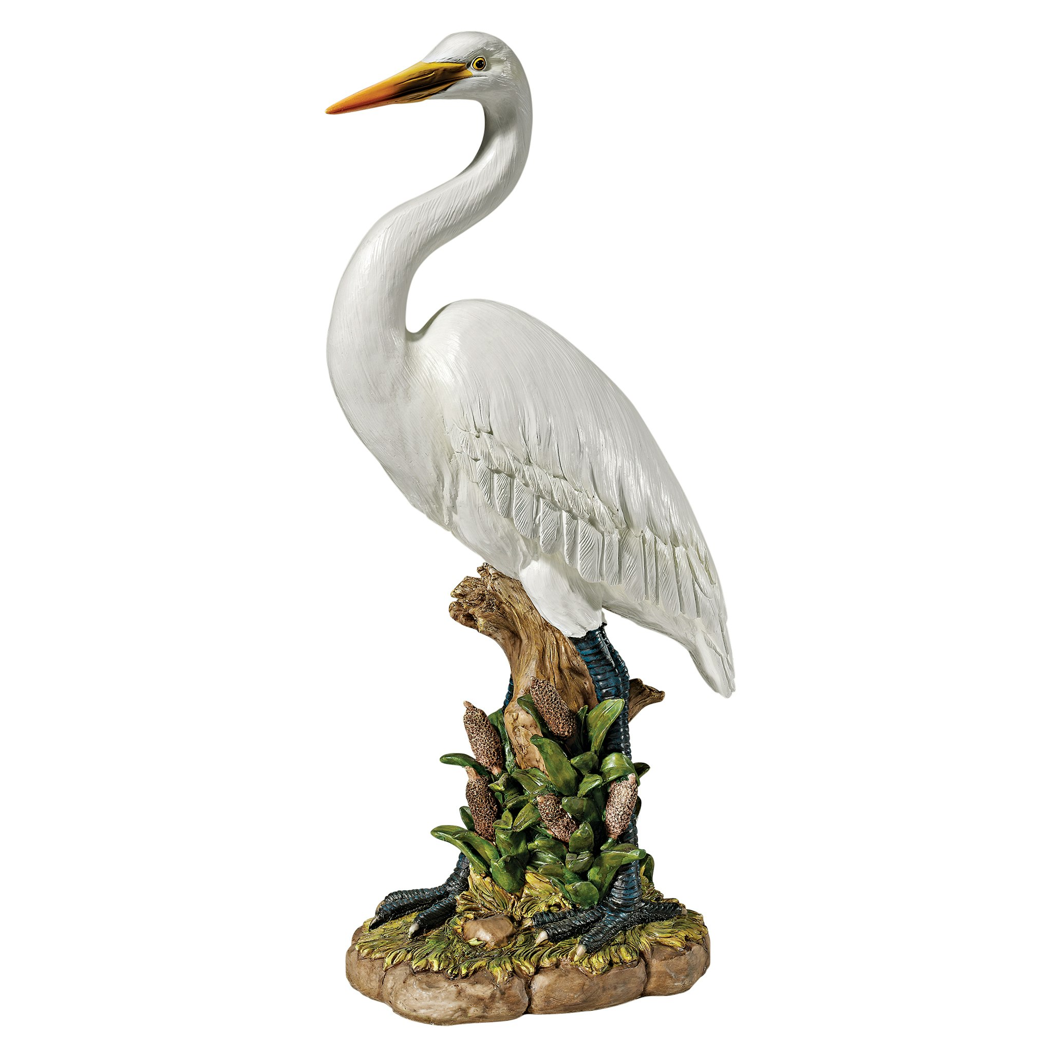 Toscano - The Great White Egret Statue