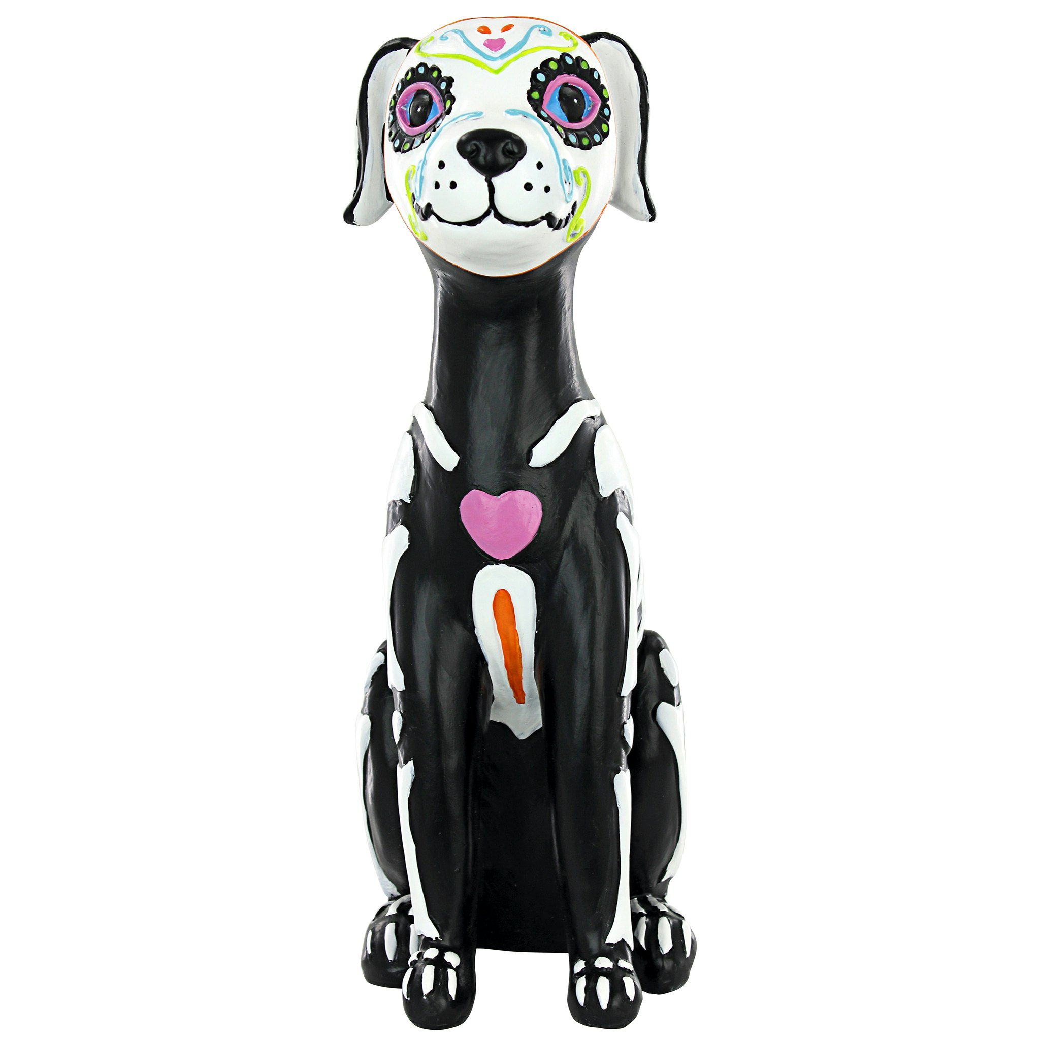 Toscano - Dia de los Muertos El Perro Sugar Skull Dog Statue