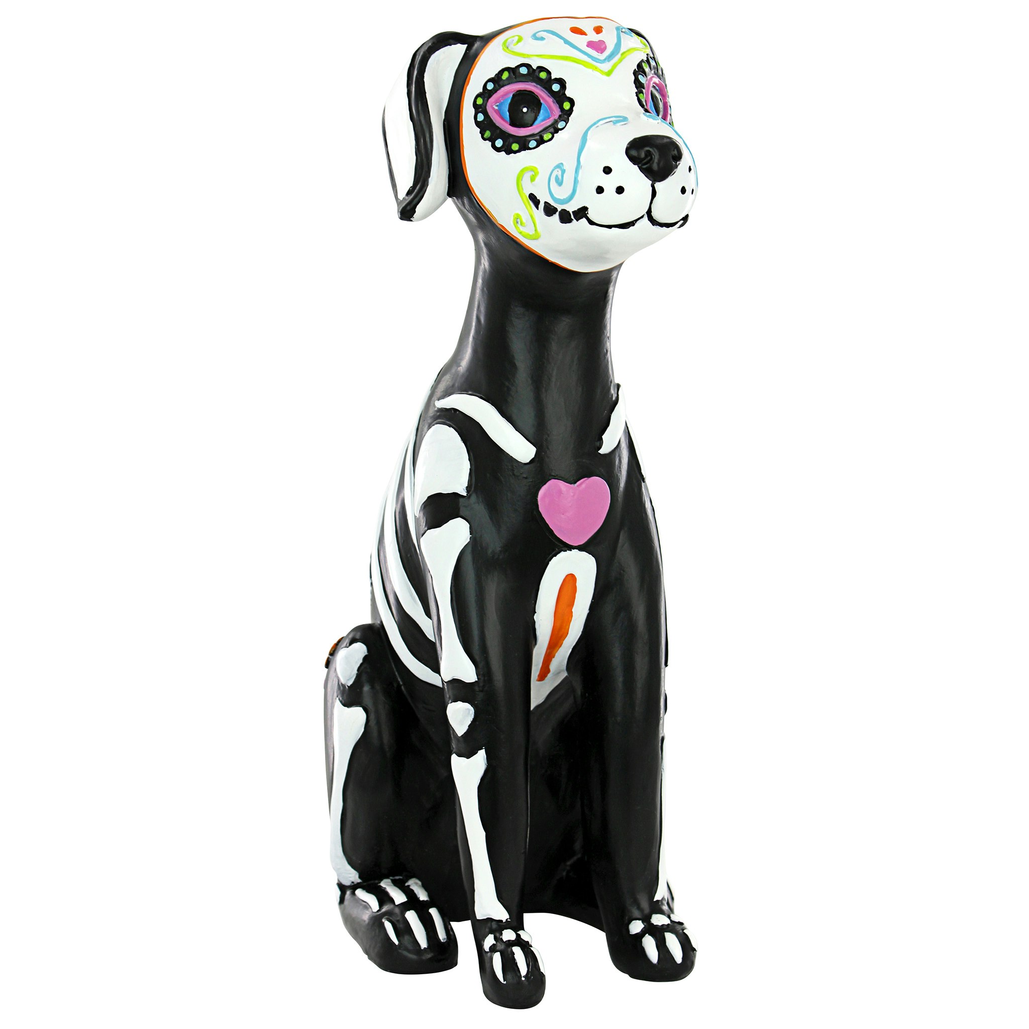 Toscano - Dia de los Muertos El Perro Sugar Skull Dog Statue