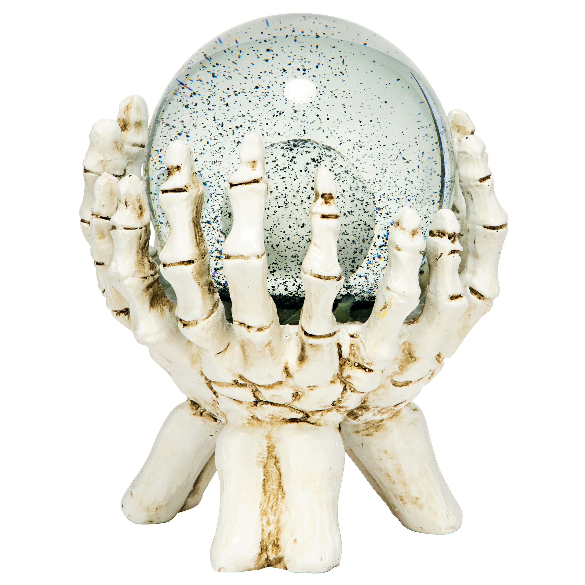 Toscano - All-Seeing Eye of the Skeleton Water Globe Statue