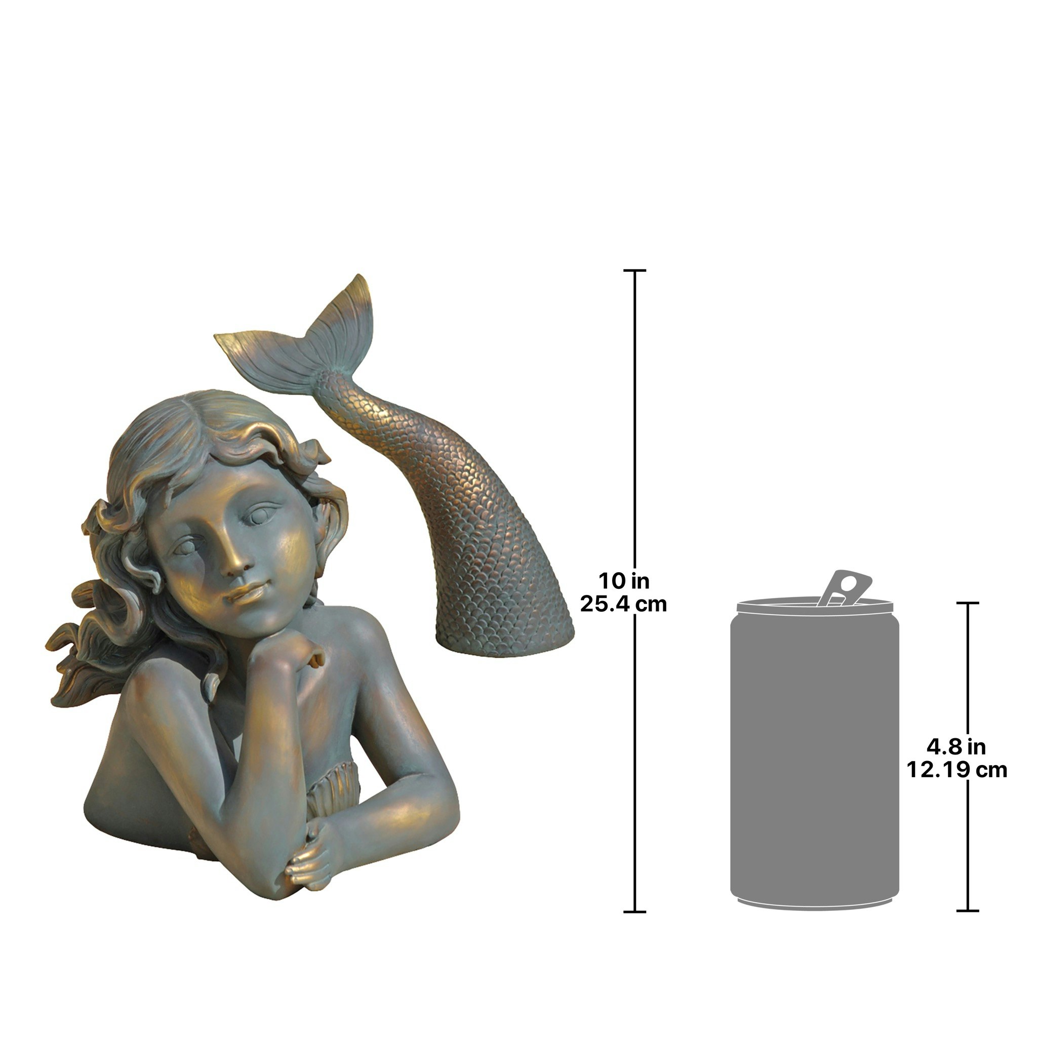 Toscano - MerissaSiren of the Sea Mermaid Statue