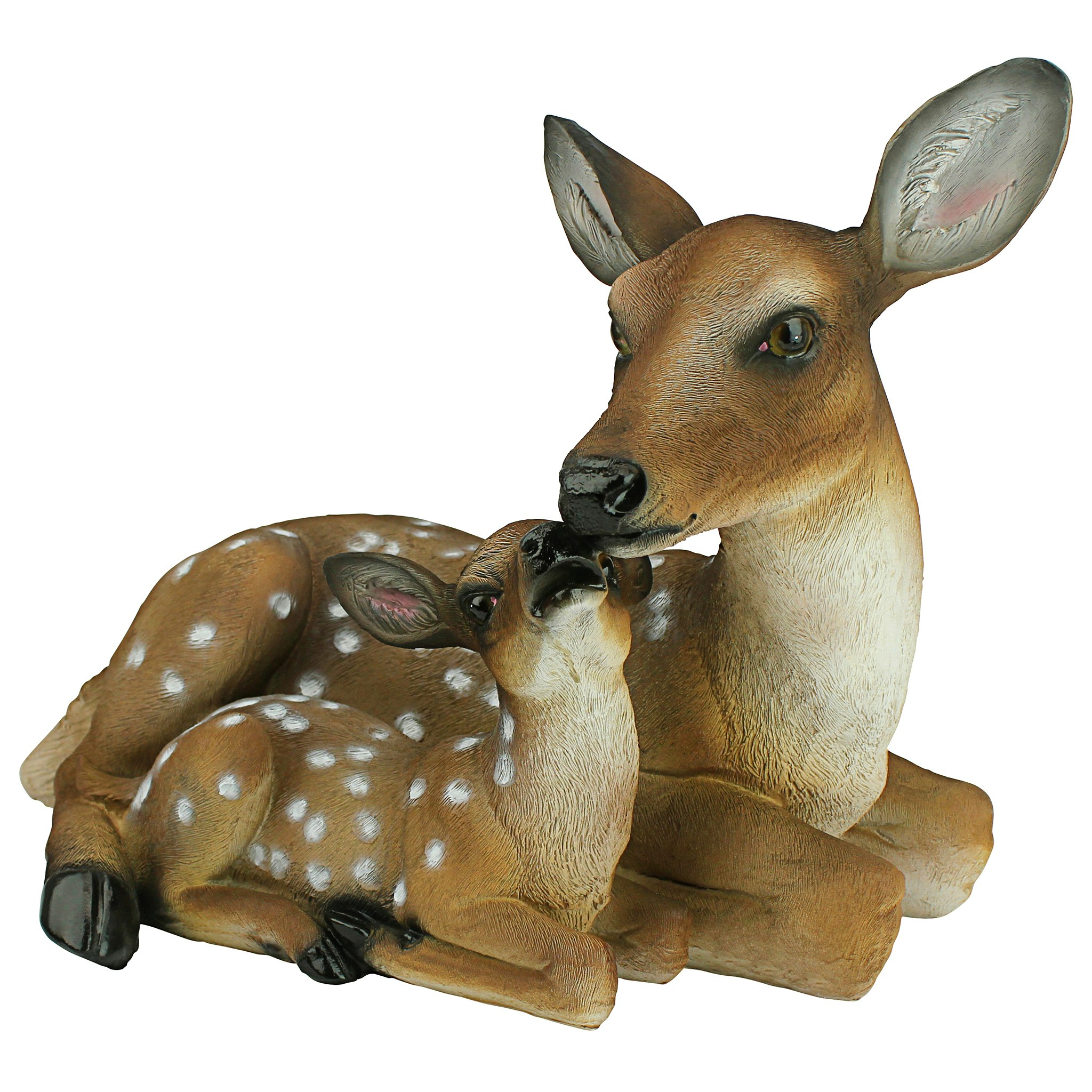 Toscano Mother Love Doe and Fawn Statue - Large