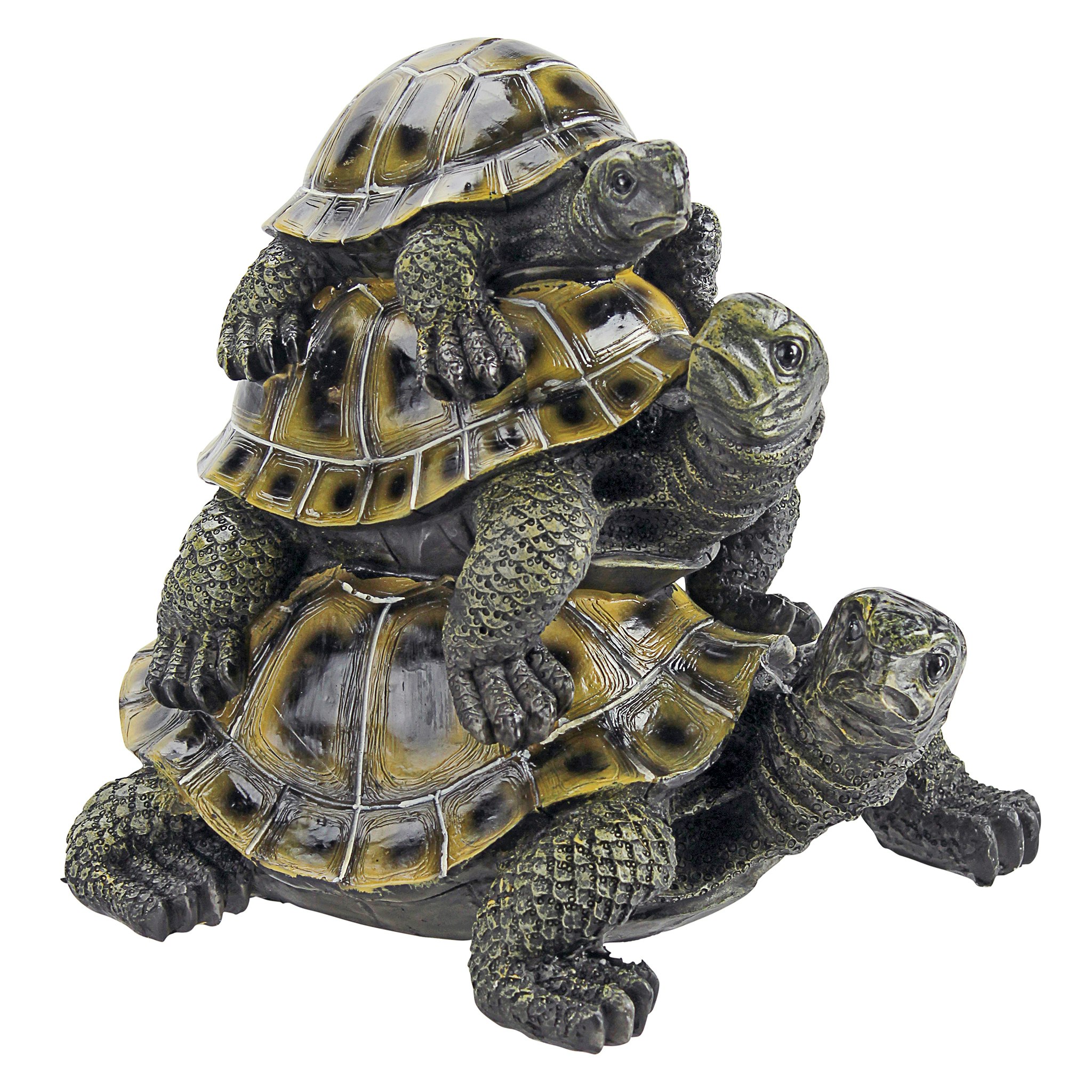 Toscano Three a Crowd Stacked Turtle Statue - Medium