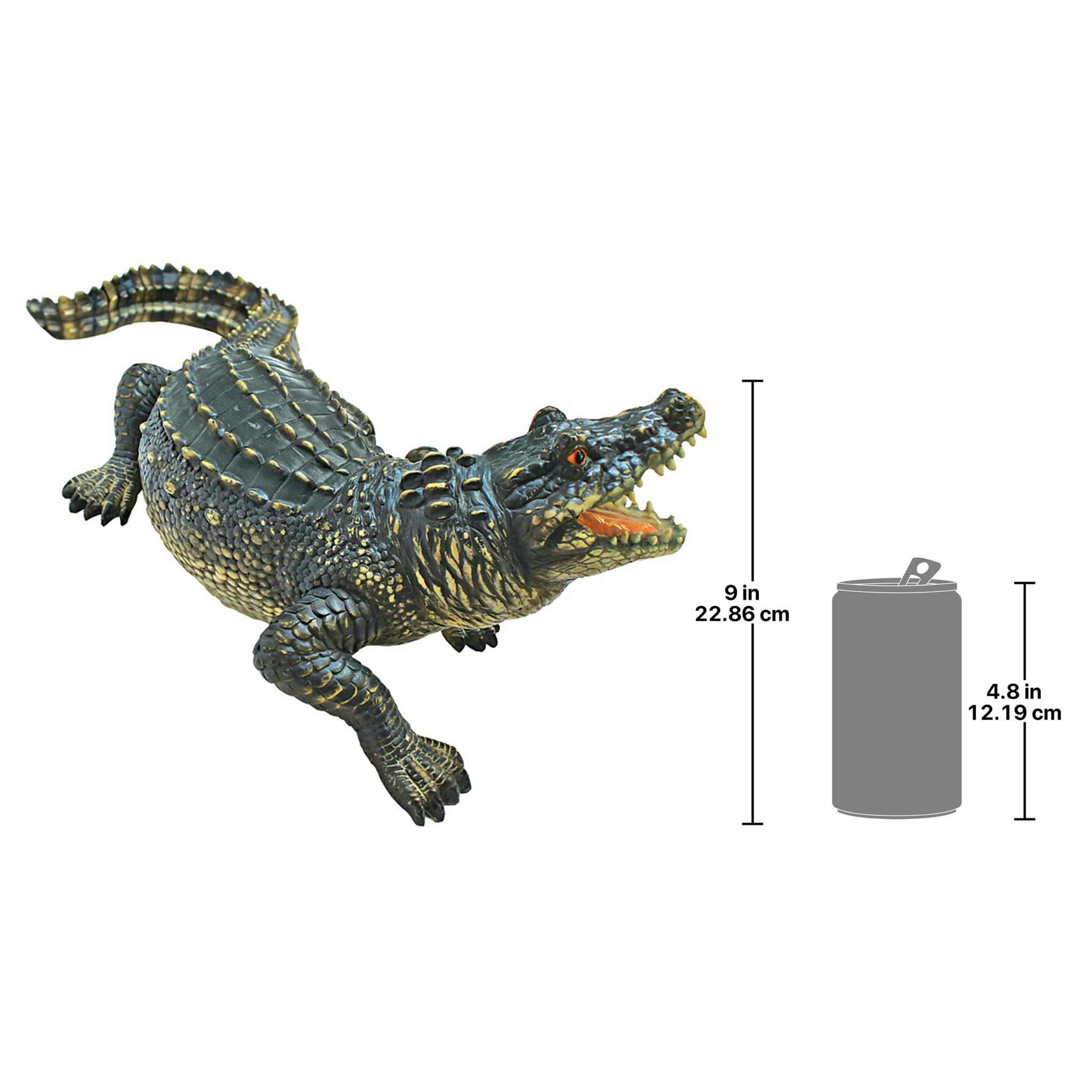 Toscano - The Agitated Alligator Swamp Gator Statue