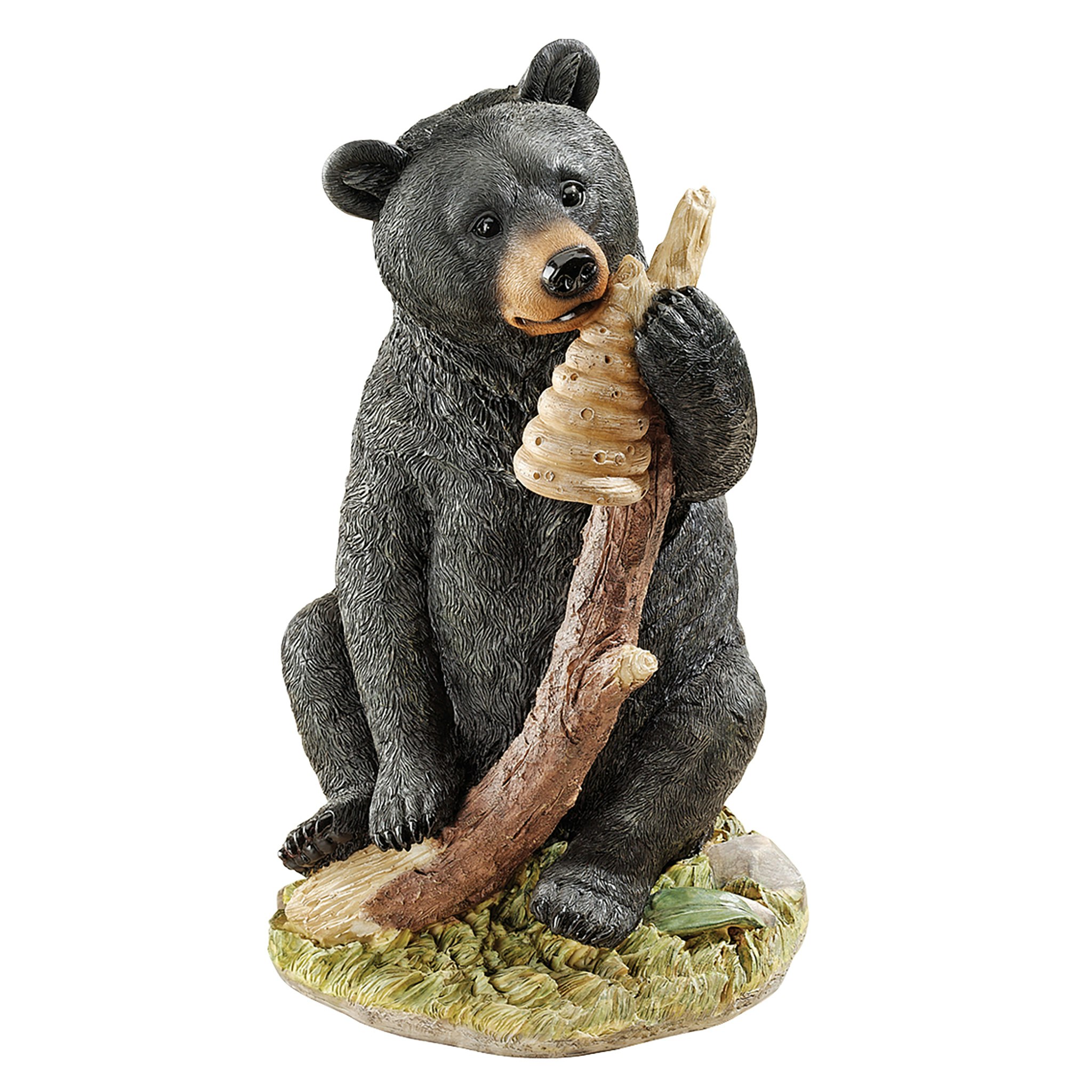 Toscano - Honeythe Curious Black Bear Cub Statue
