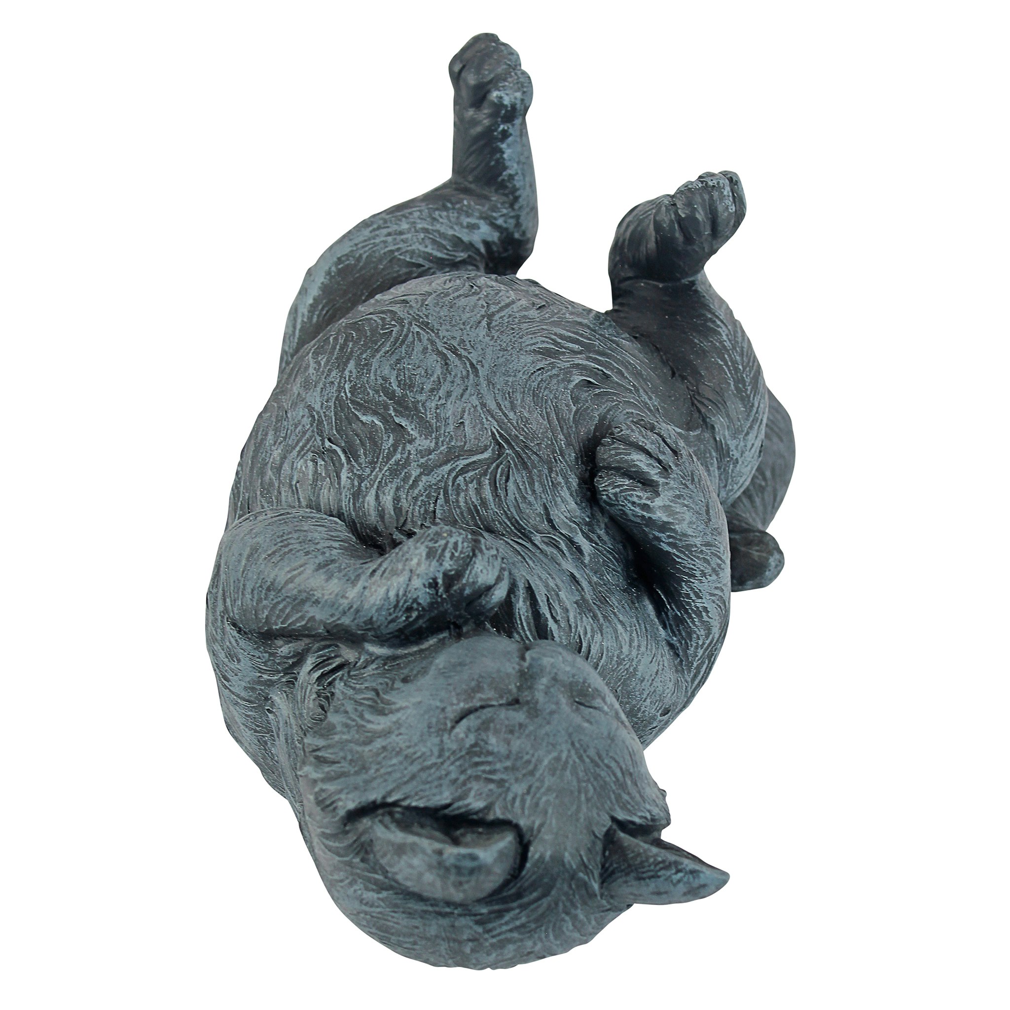 Toscano - Playful Cat on Back Statue
