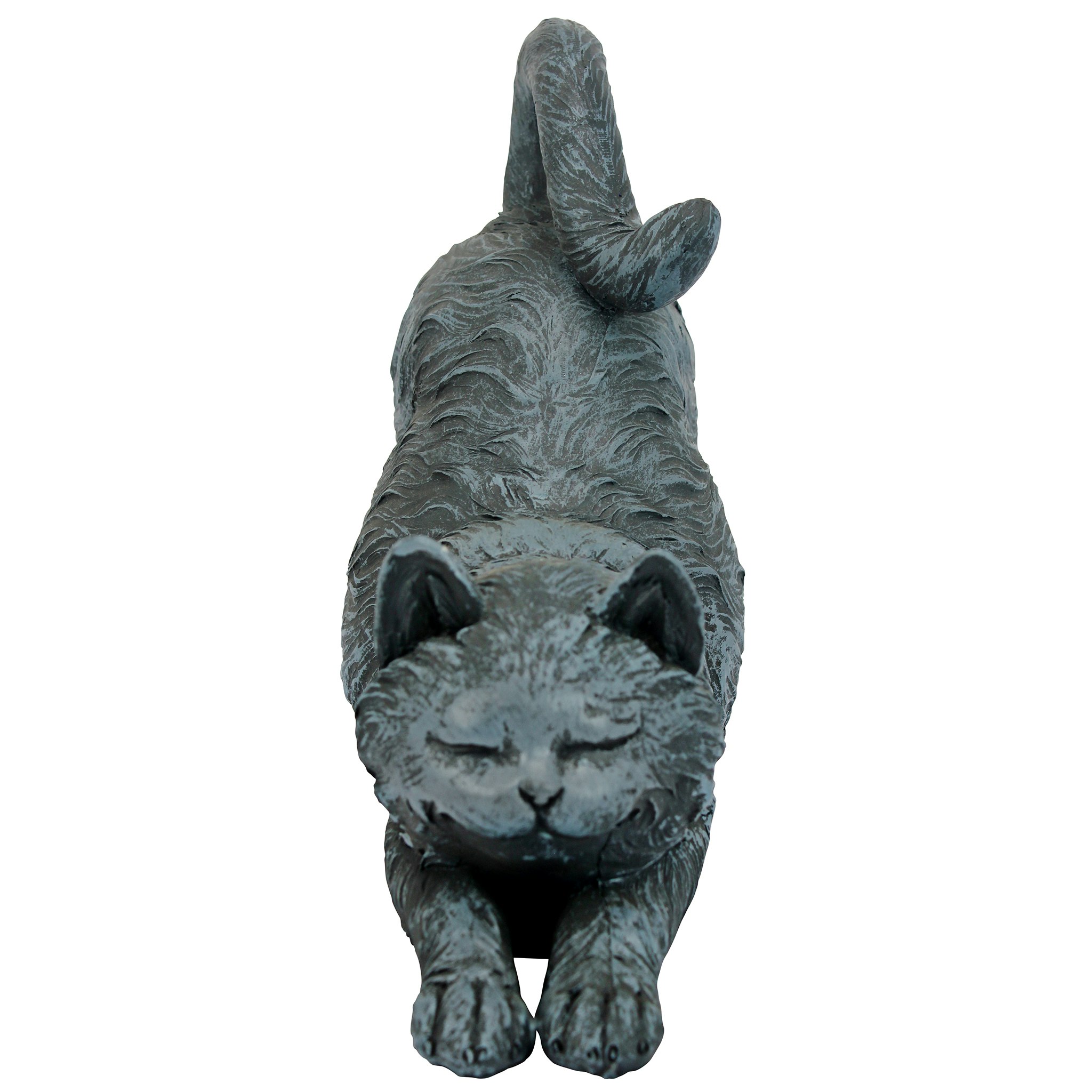 Toscano - Playful Cat Stretching Statue