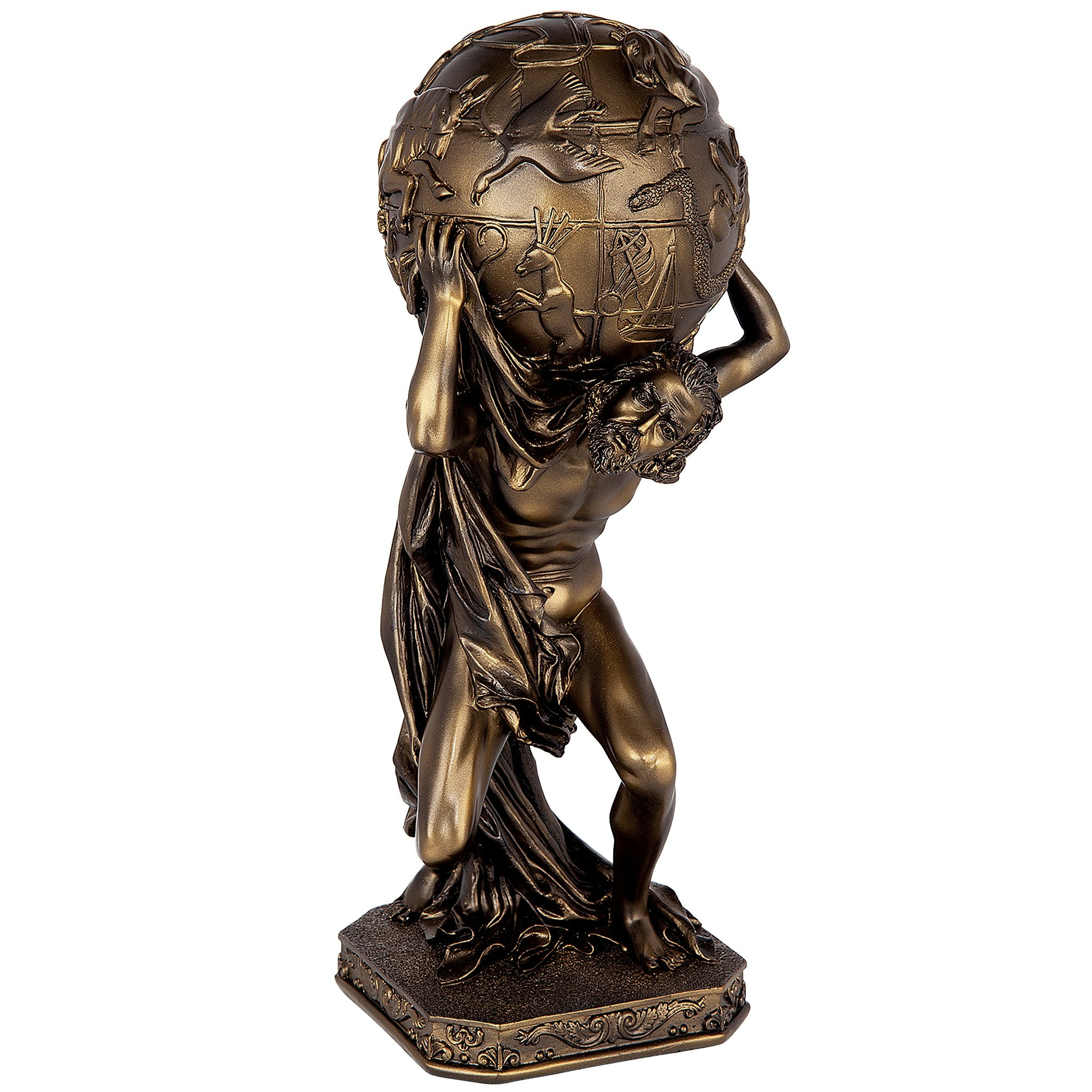 Toscano - AtlasGreek Titan Holding the Astronomy Globe Statue