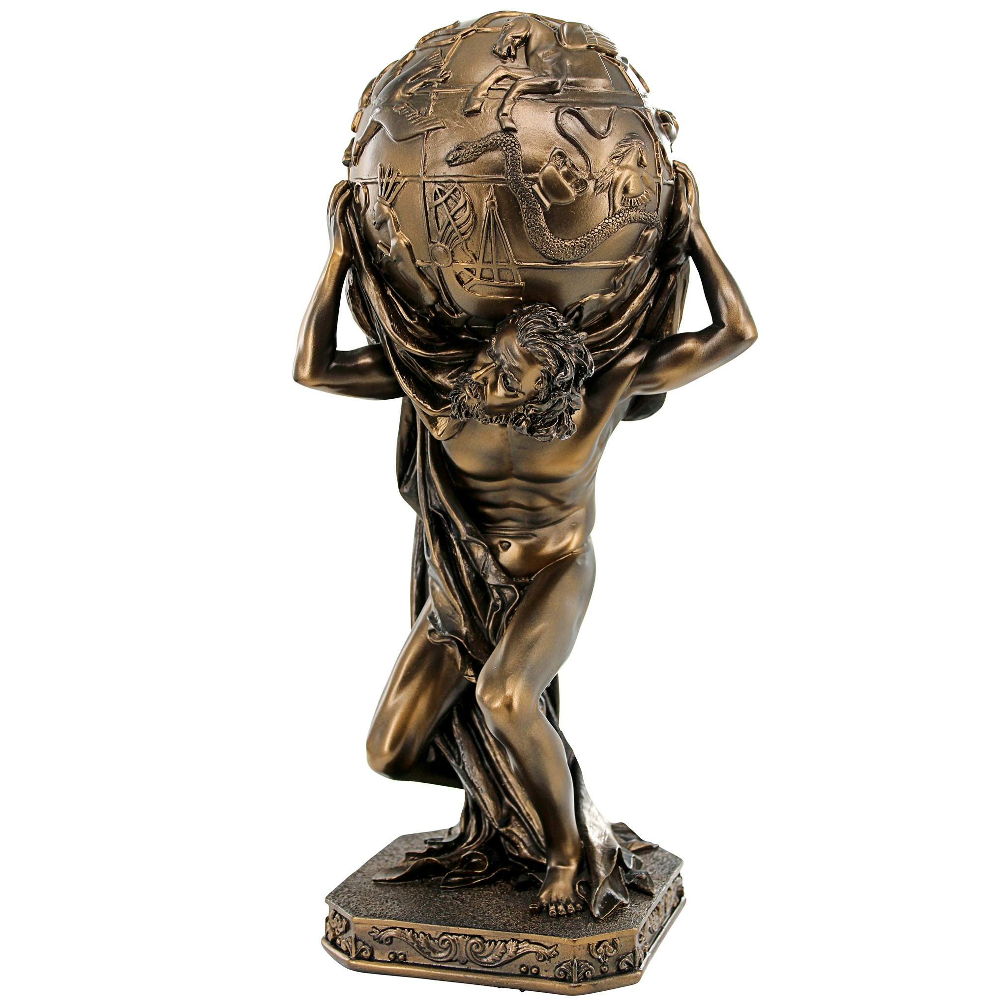 Toscano - AtlasGreek Titan Holding the Astronomy Globe Statue