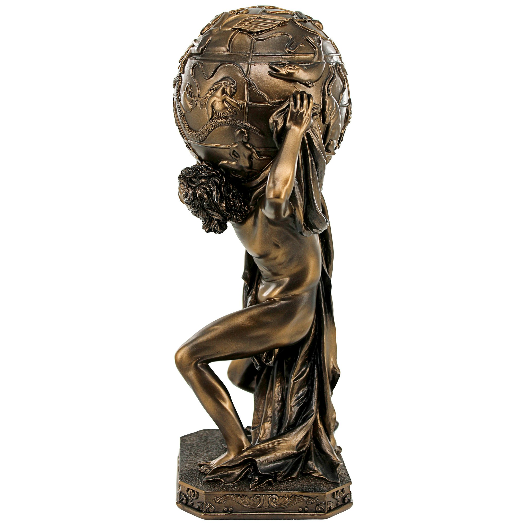 Toscano - AtlasGreek Titan Holding the Astronomy Globe Statue