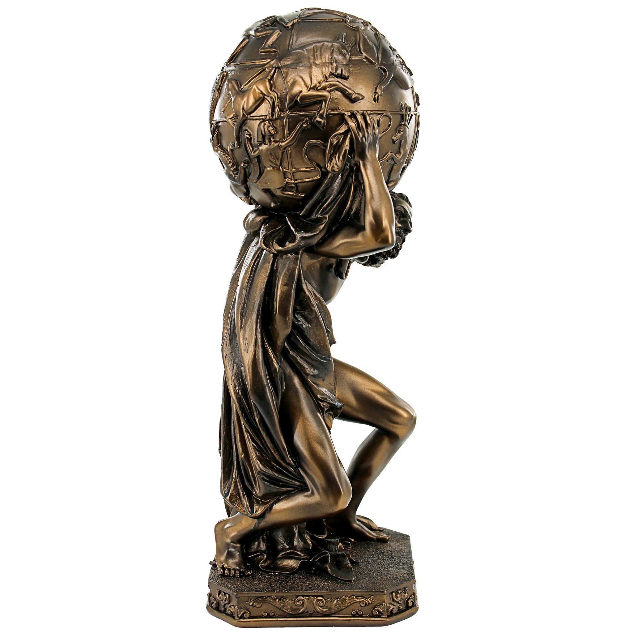 Toscano - AtlasGreek Titan Holding the Astronomy Globe Statue