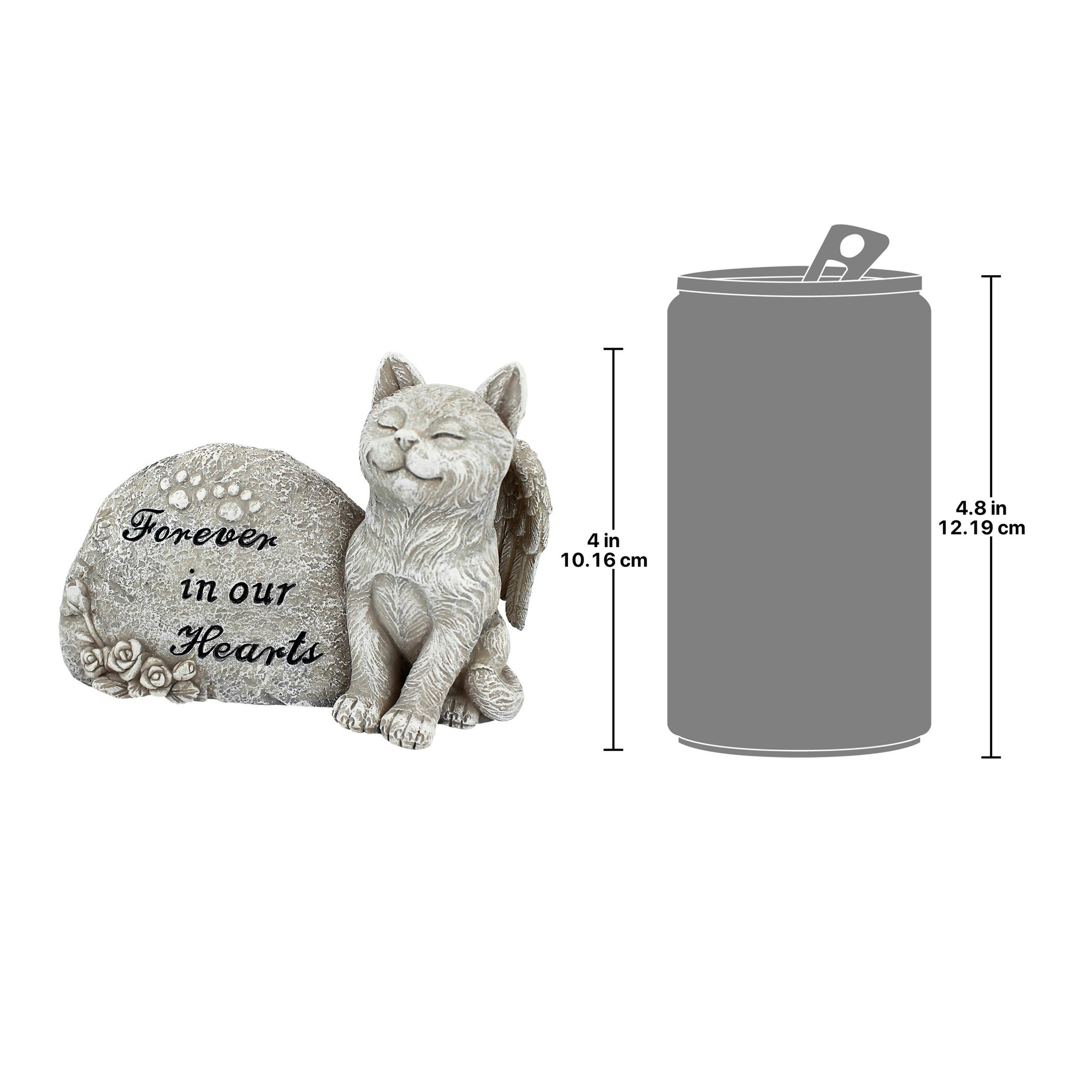 Toscano - Forever in Our Hearts Memorial Cat Statue