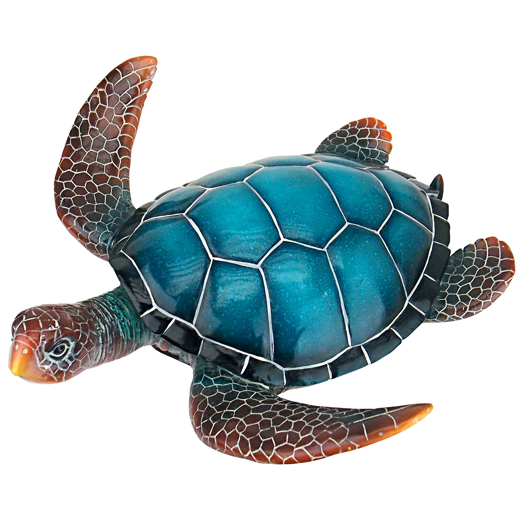 Toscano - Blue Sea Turtle Statue