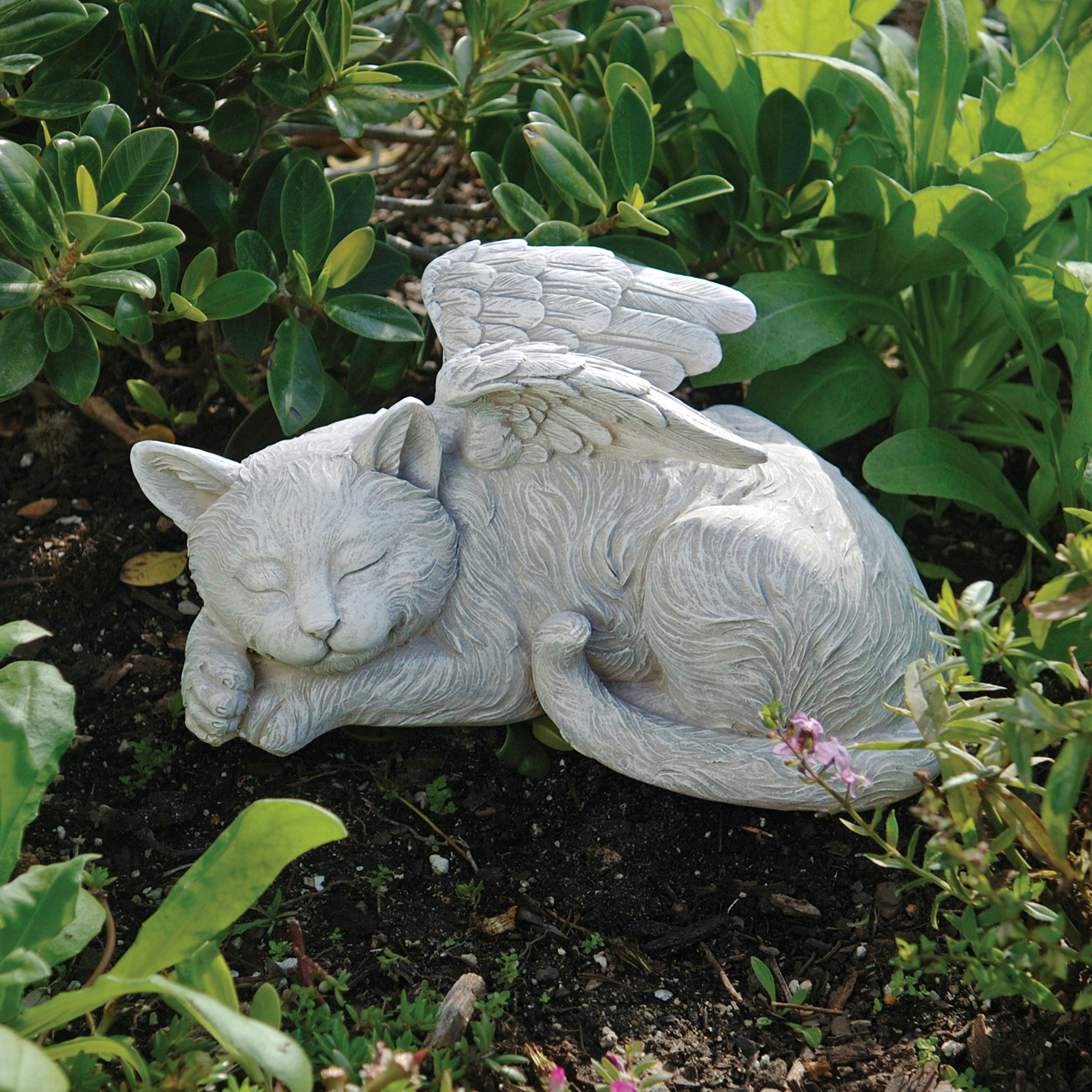Toscano - Cat Memorial Angel Pet Statue