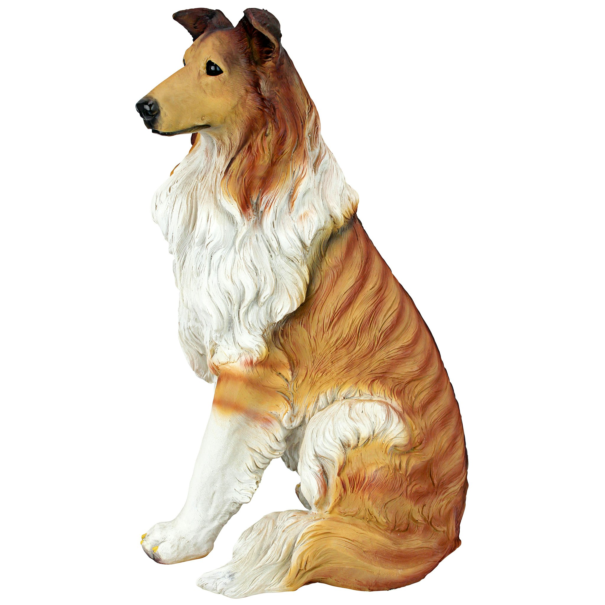 Toscano - Long-Haired Collie Dog Statue