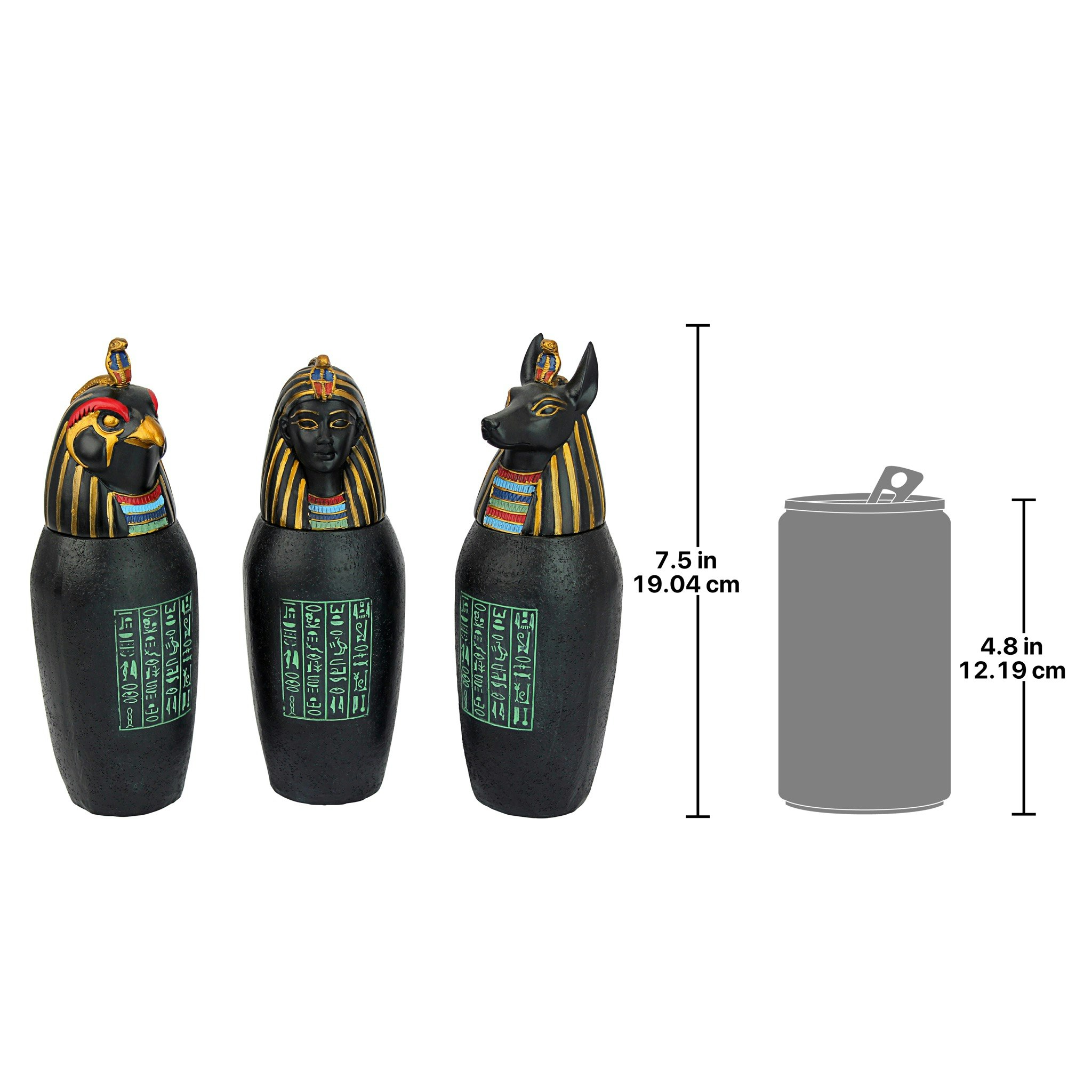 Toscano - The Three Egyptian Canopic Jars of the Pharaoh Tomb