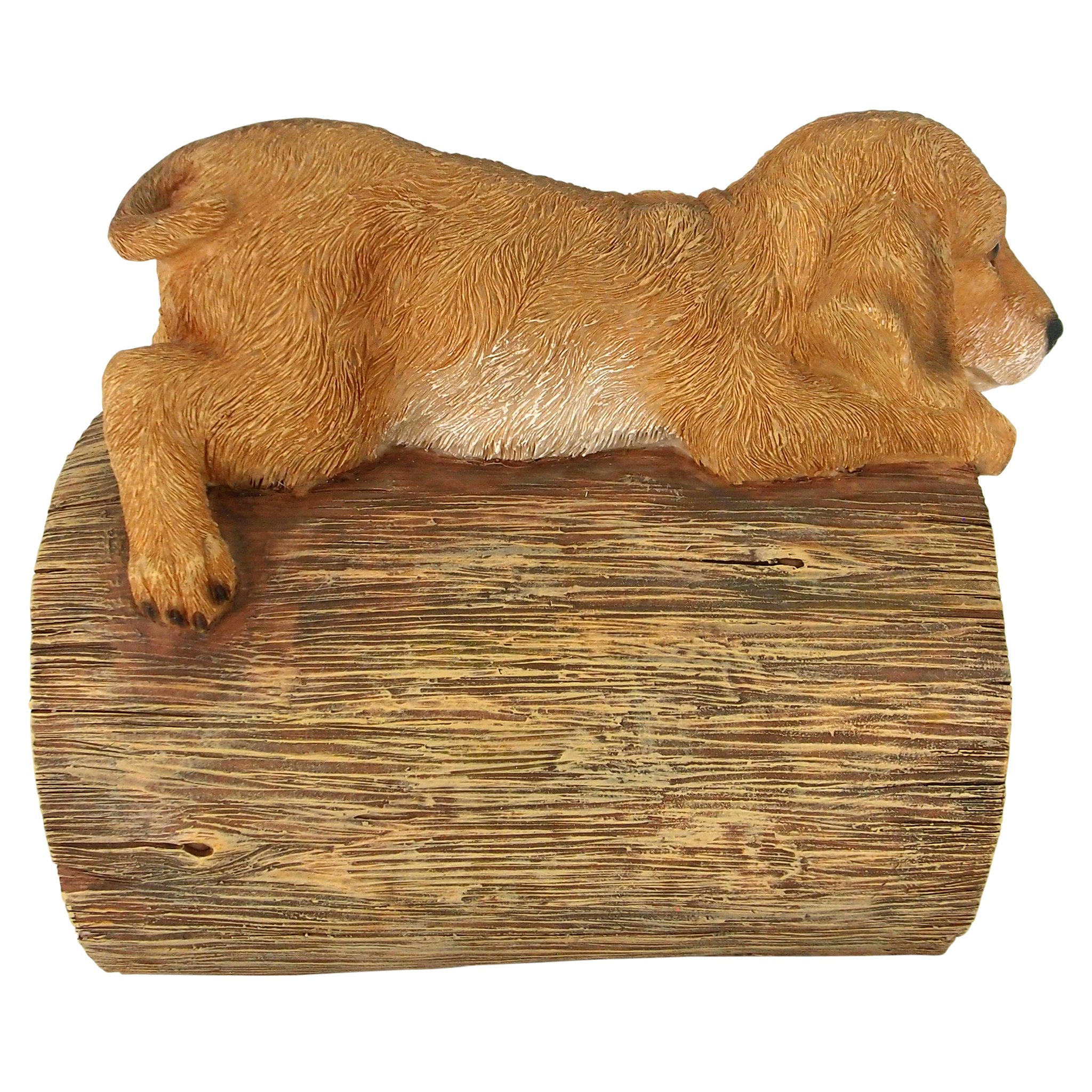 Toscano - Golden Retriever Puppy Dog Gutter Guardian Downspout Statue